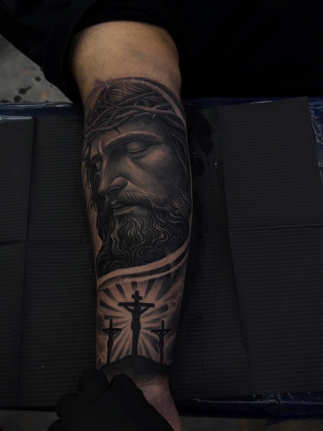 Tattoo by @screwhead_inkz — realism, black_and_grey