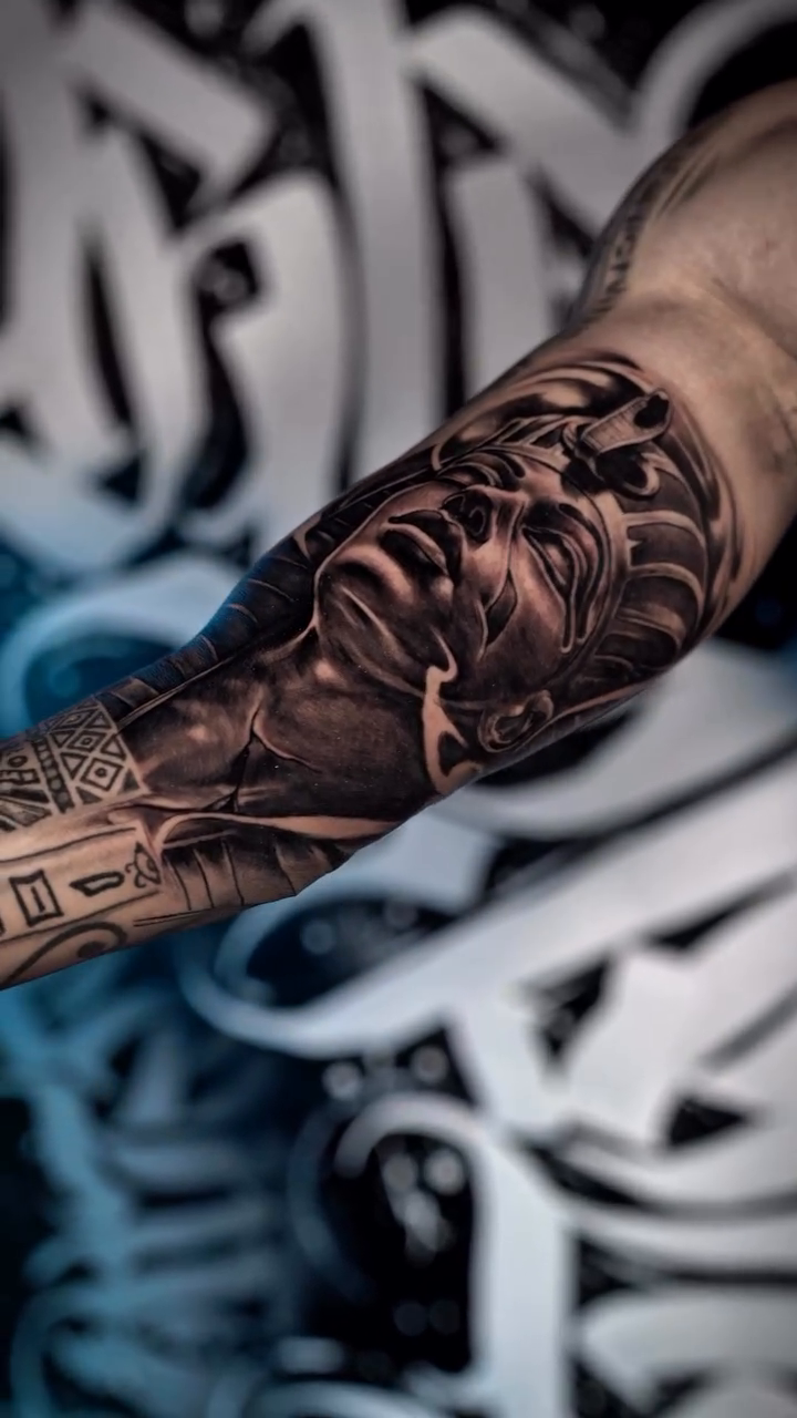 Tattoo by @saekone1 — realism, black_and_grey