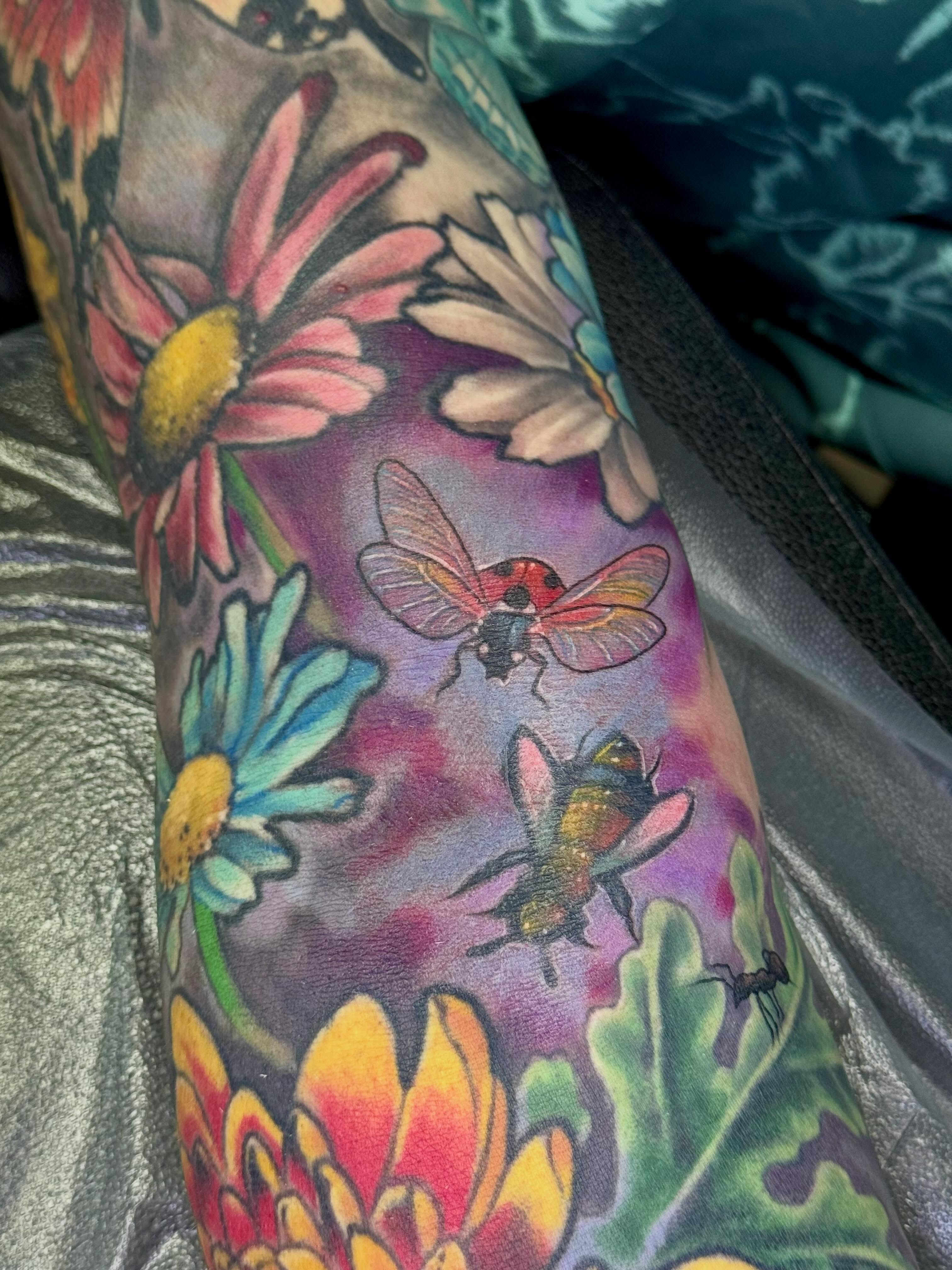 Tattoo by @eileenjoycetattoos — watercolor, realism