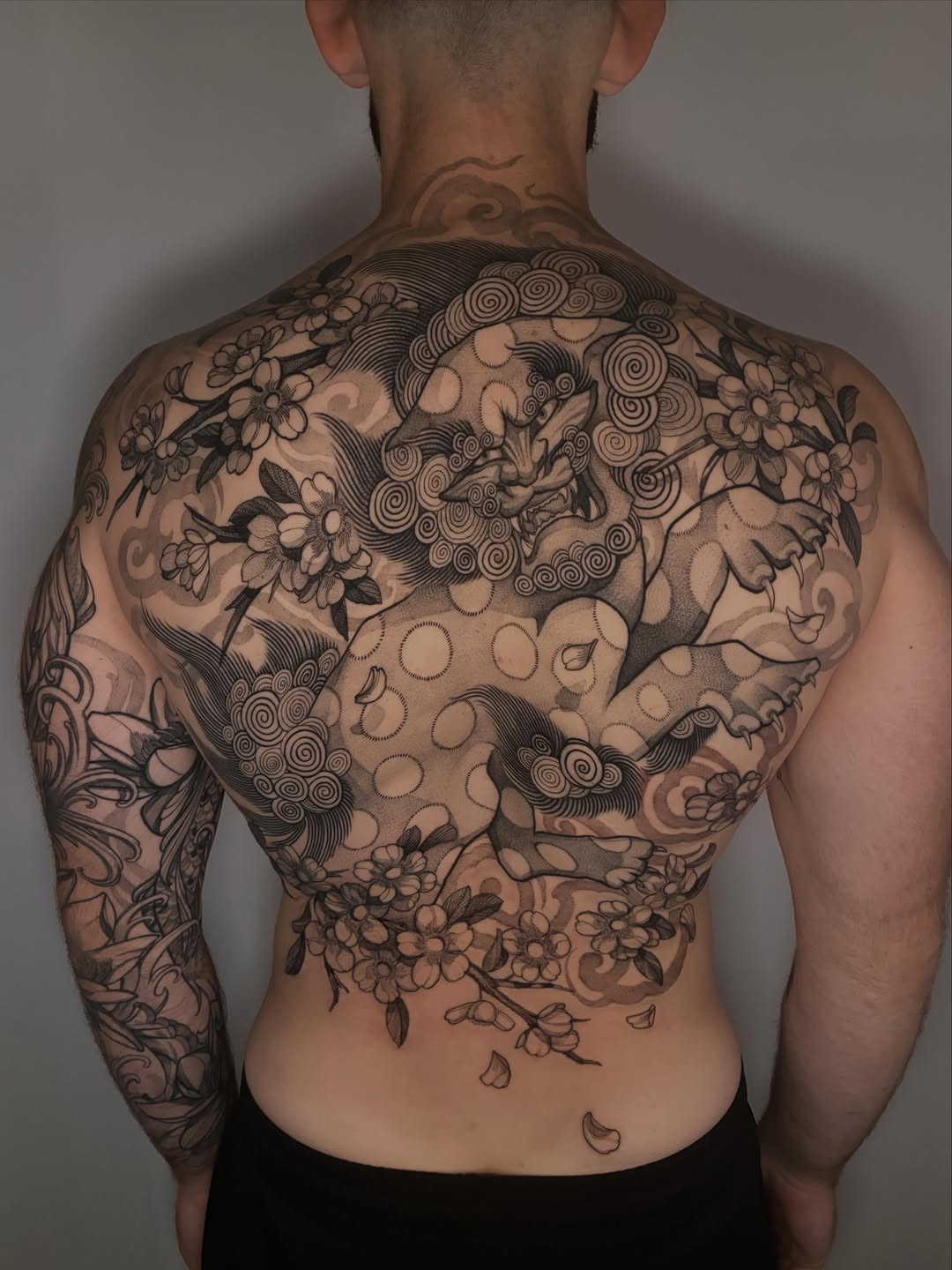 Tattoo work at Hocus Poke-Us Tattoo Convention 2026