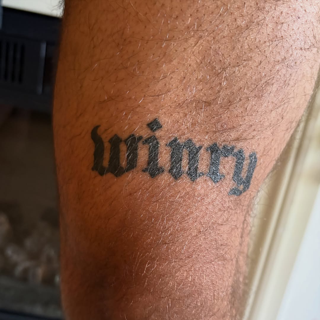 Word tattoo tattoo on the forearm by winrytattoome
