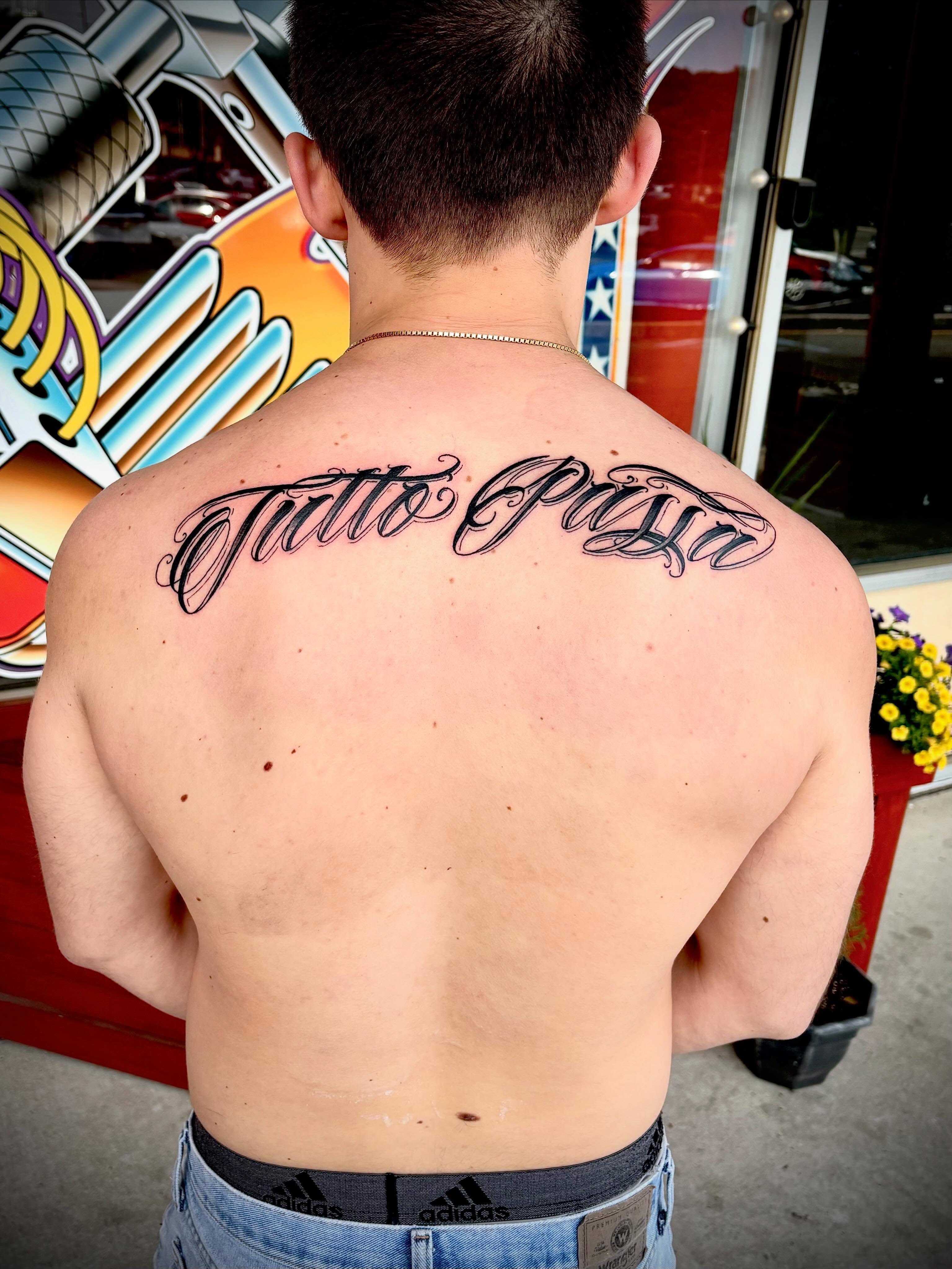 Tattoo by @jddoestattoos — lettering_script