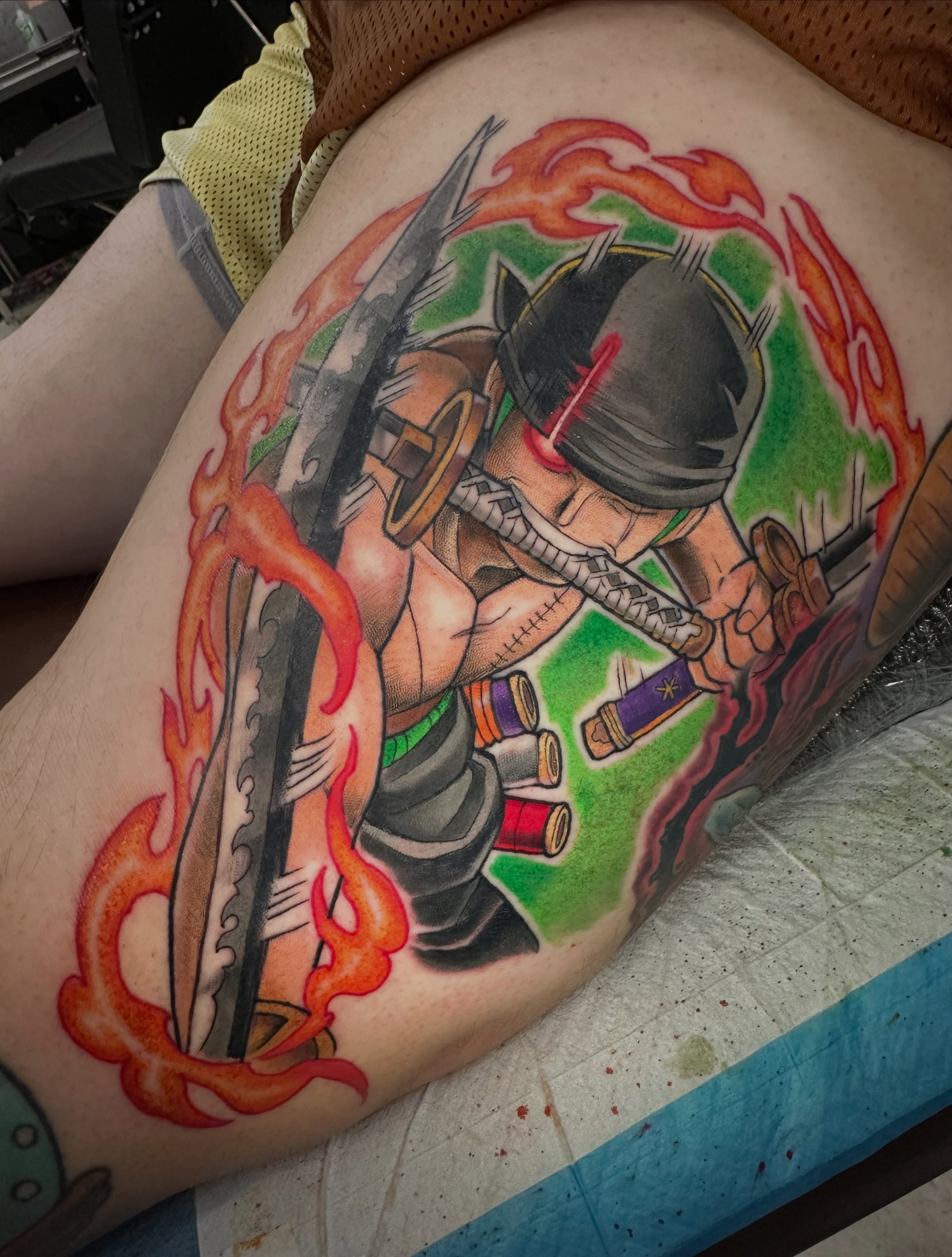Tattoo by @andyisashark — anime