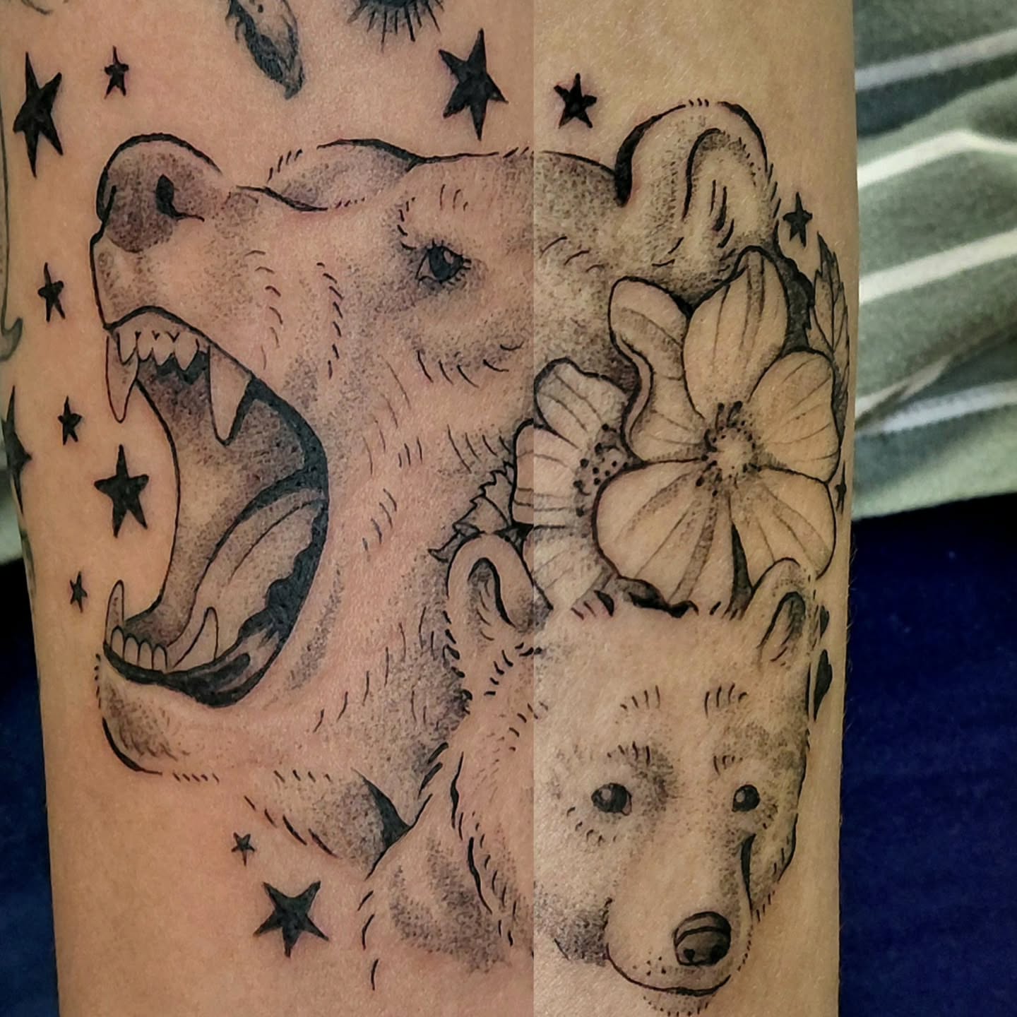 Tattoo by @antisocialinks — american_traditional, black_and_grey