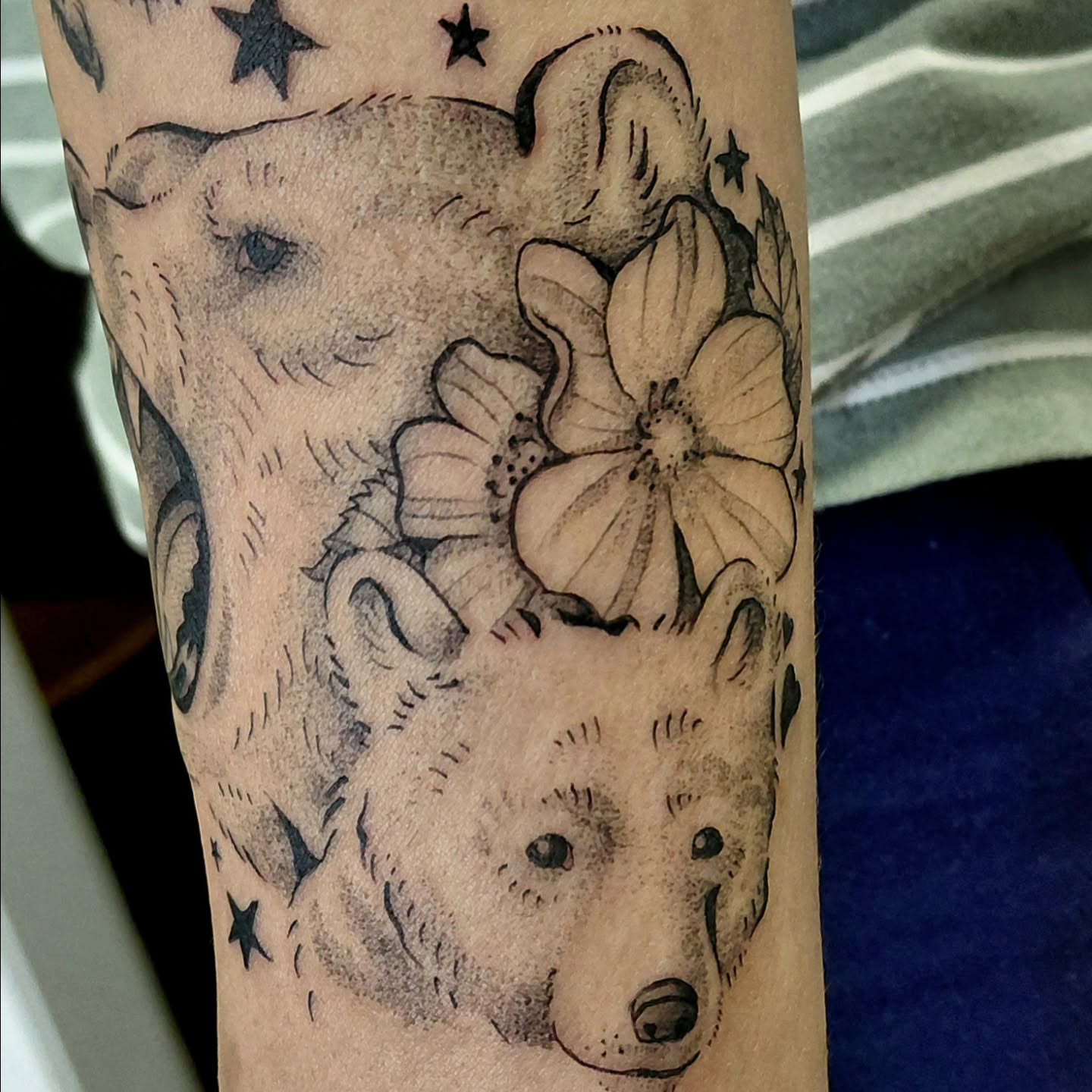 Tattoo by @antisocialinks — black_and_grey