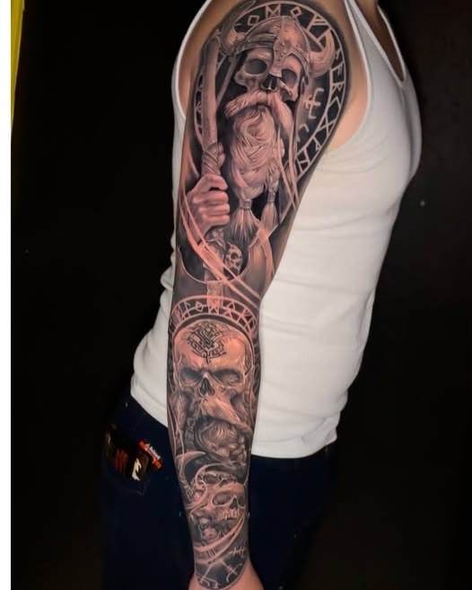 Tattoo by @jovastattoo โ realism, black_and_grey