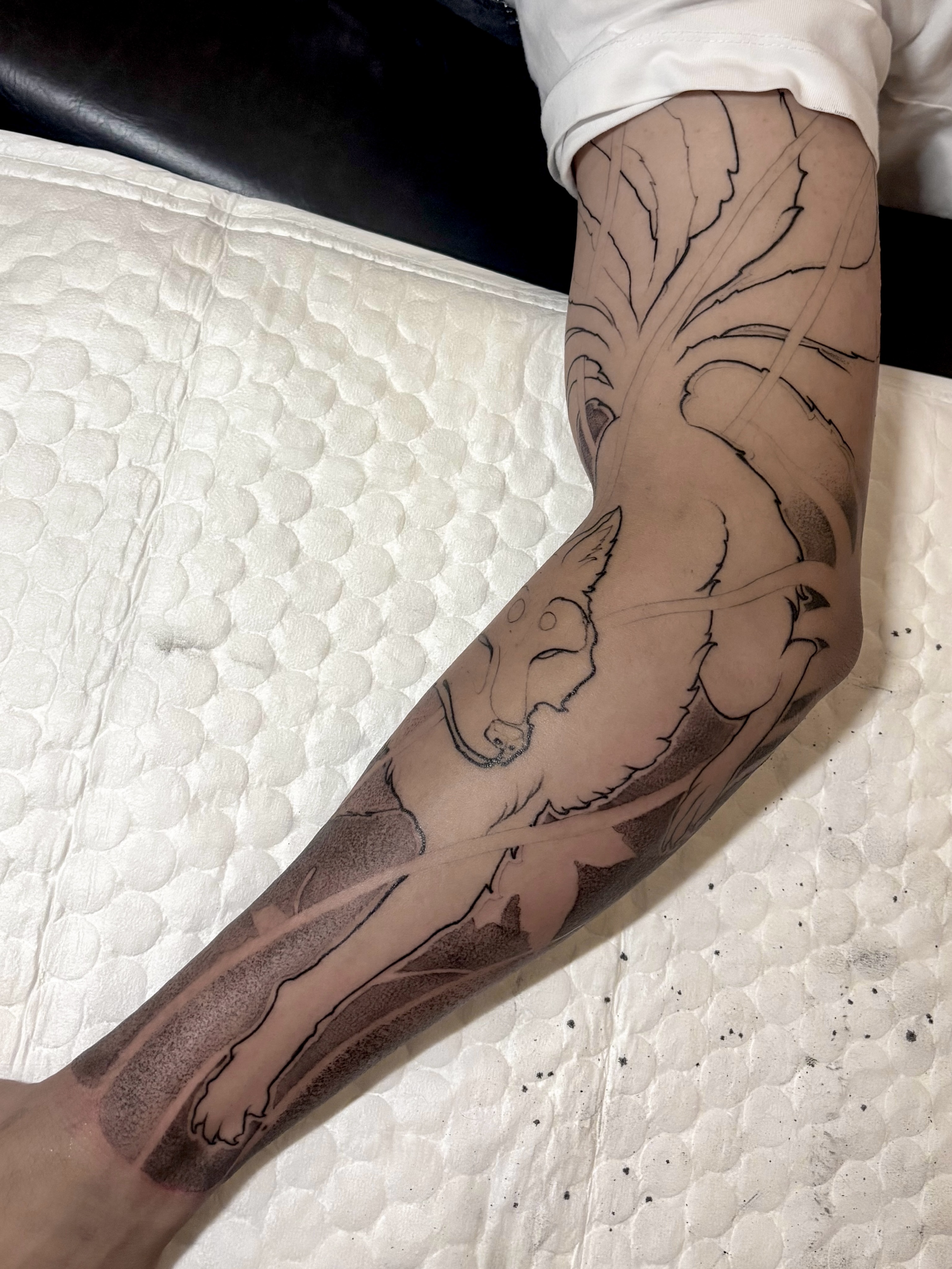 Tattoo by @338tattoo — black_and_grey