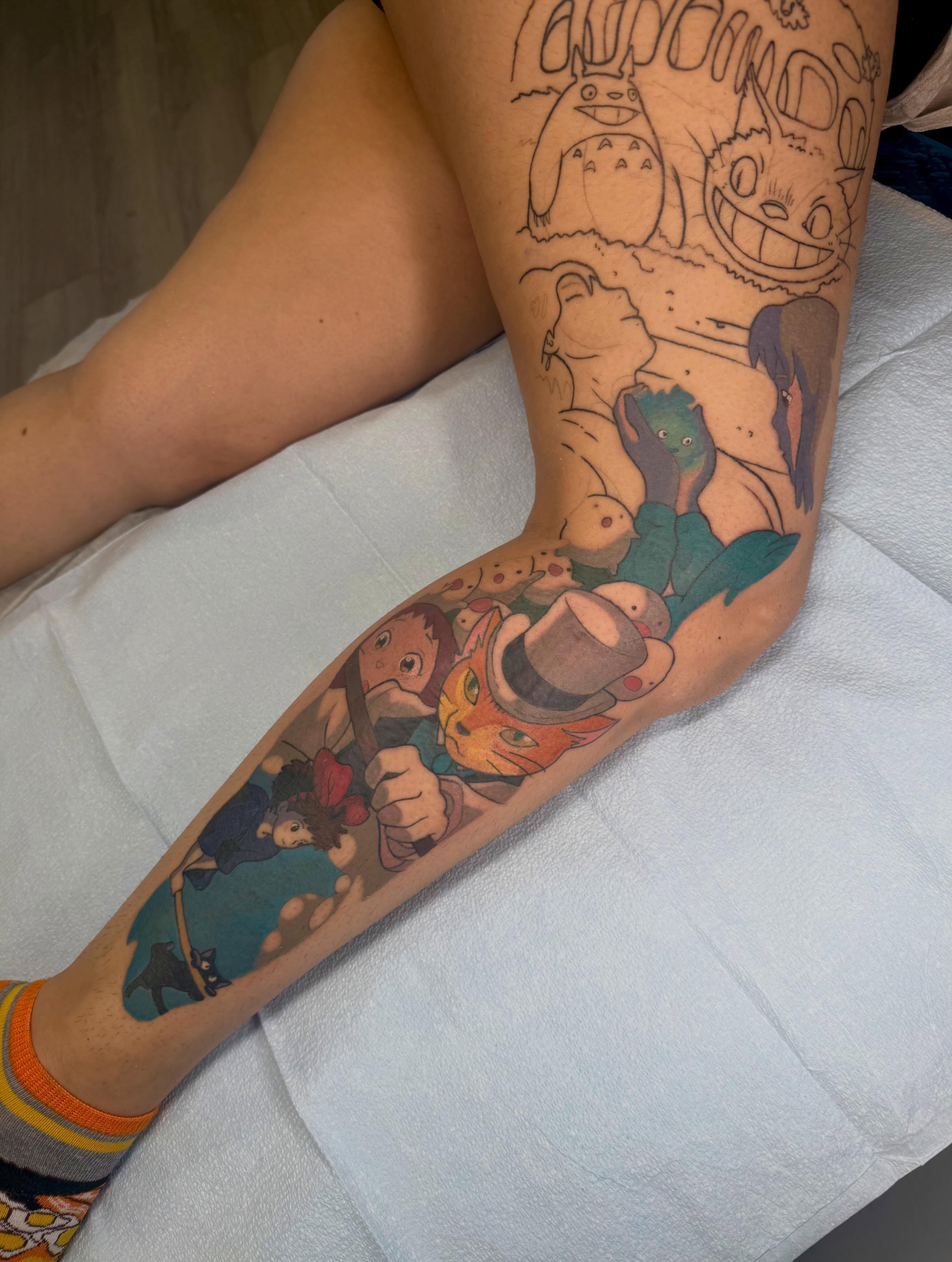 Tattoo by @manaxmike — anime