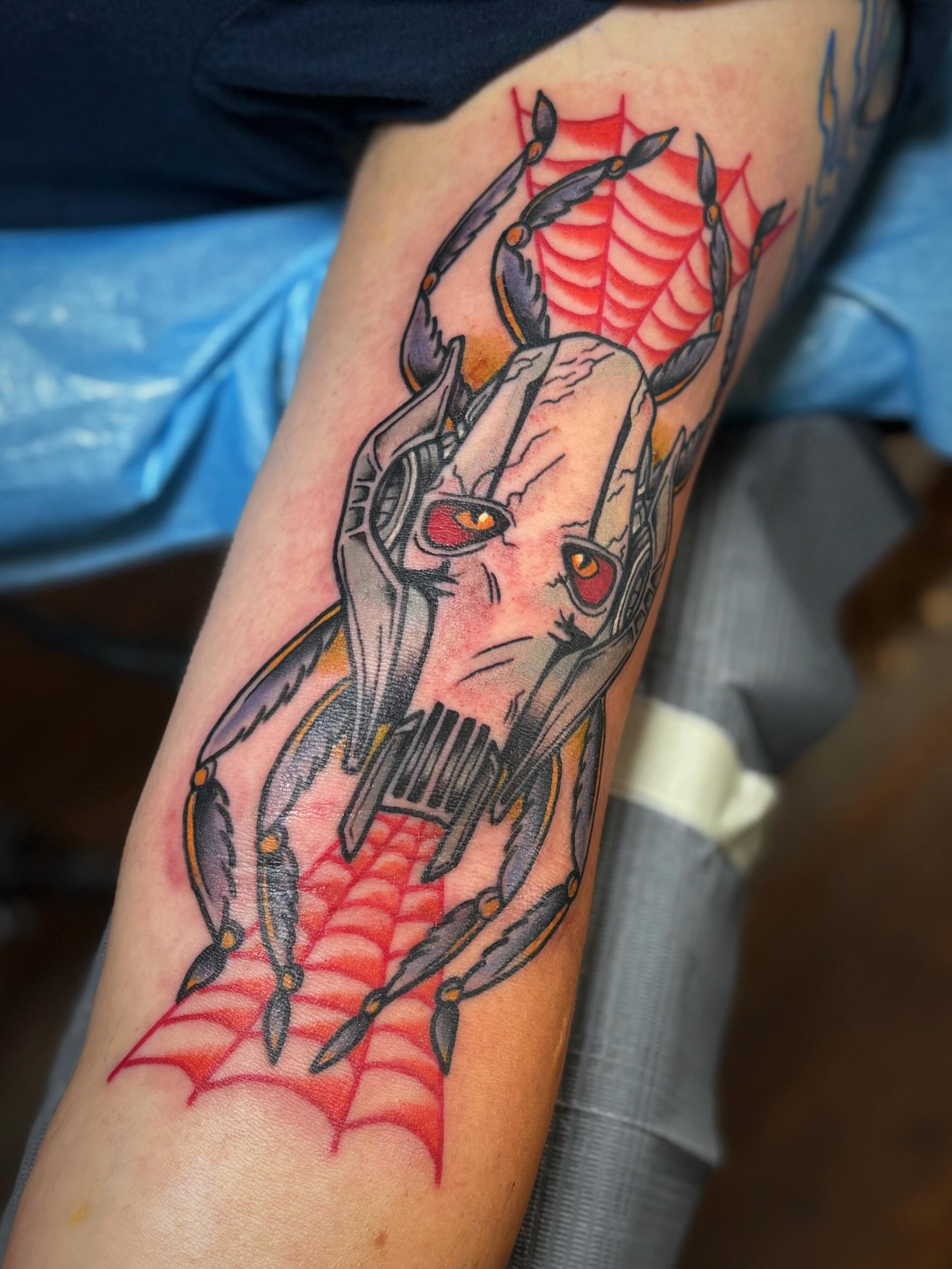Tattoo by @jenderella — american_traditional, dotwork