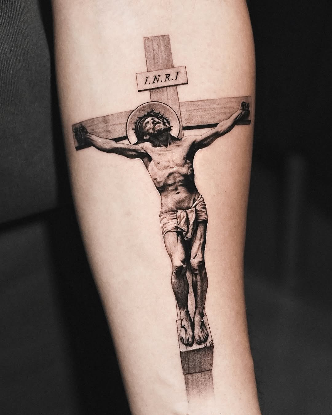 Tattoo by @kidneedle_tattoo — realism, black_and_grey