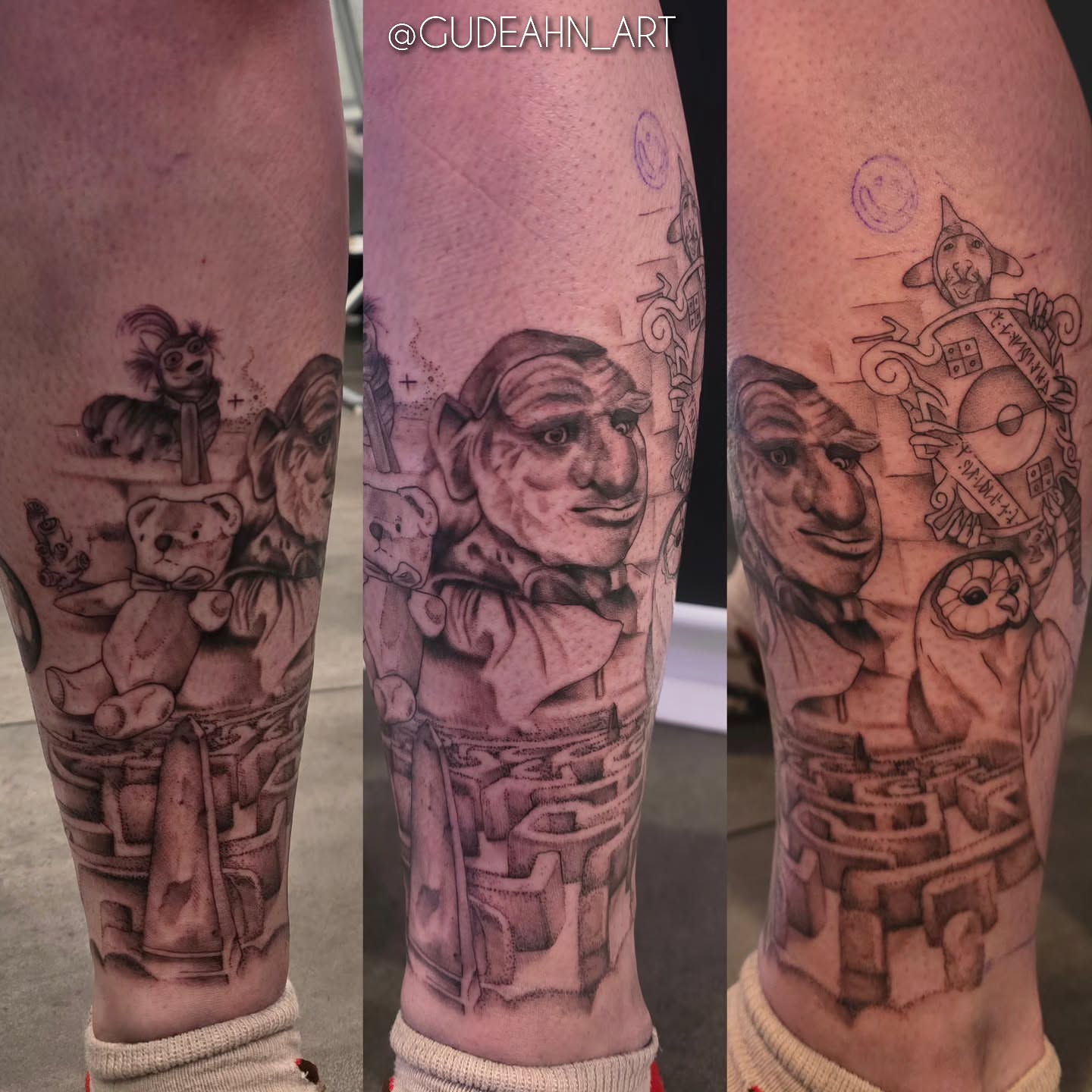 Tattoo by @gudeahn_art — black_and_grey, realism