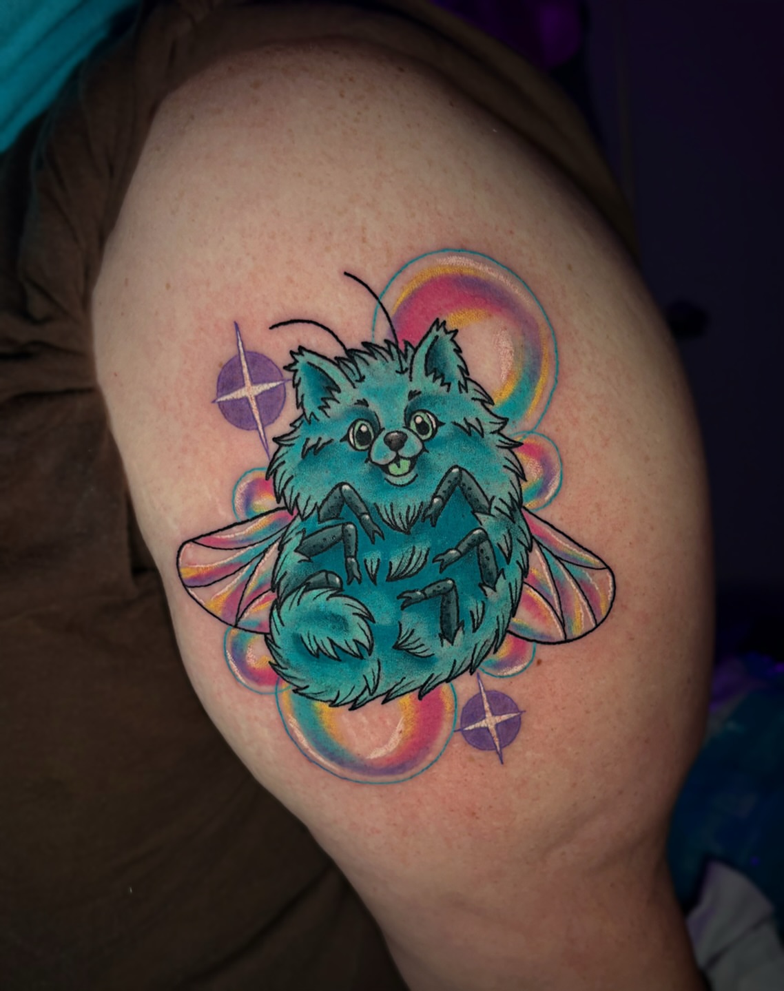 Tattoo by @thetattooedbunny — new_school, anime