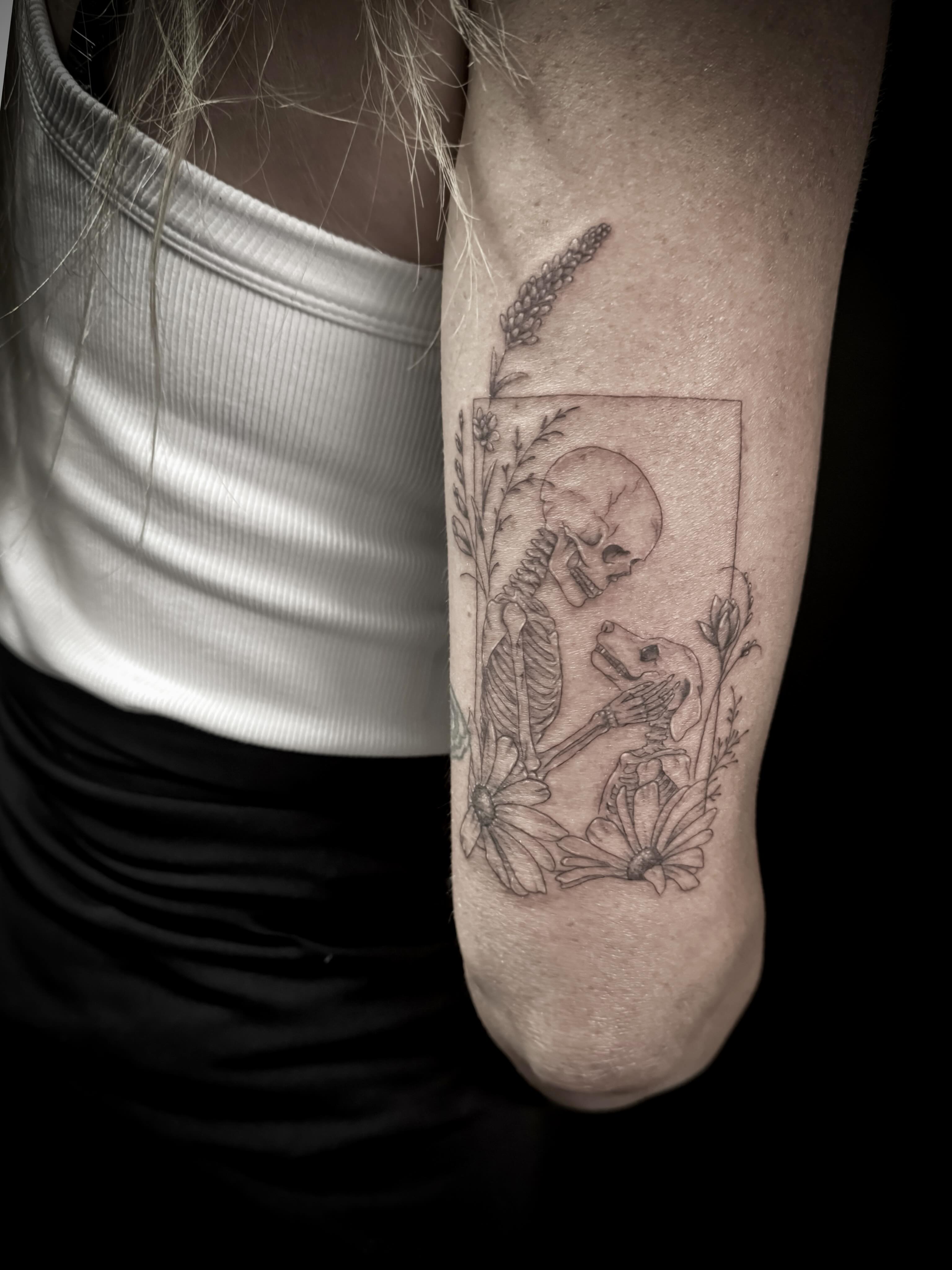 Tattoo by @linework_lacey — black_and_grey, realism