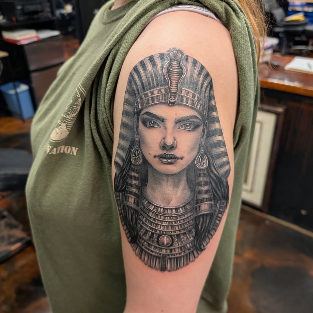 Tattoo by @tattoo.therapy1 โ realism, black_and_grey
