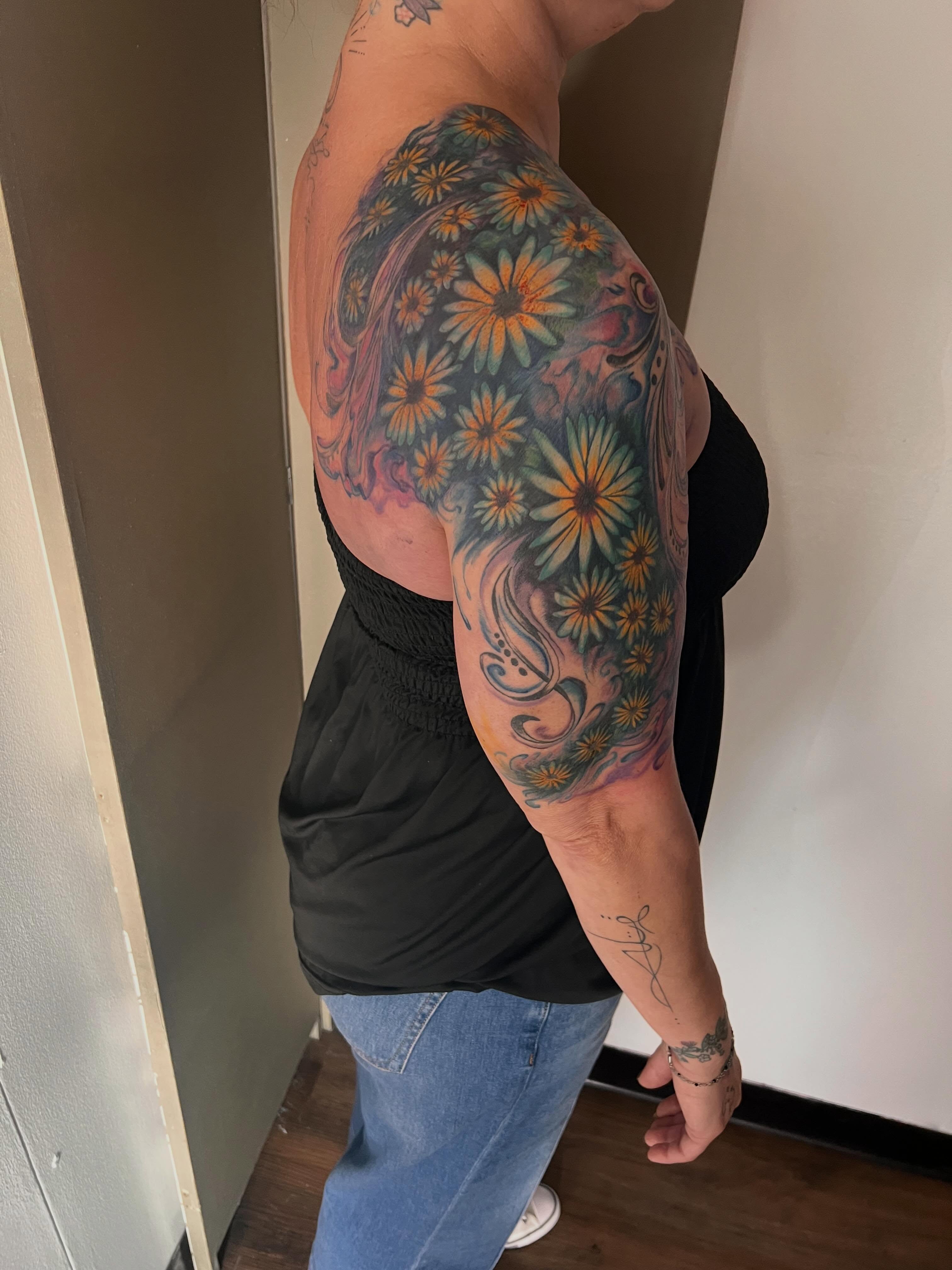Tattoo by @natasha.p.tattoos — new_school, watercolor