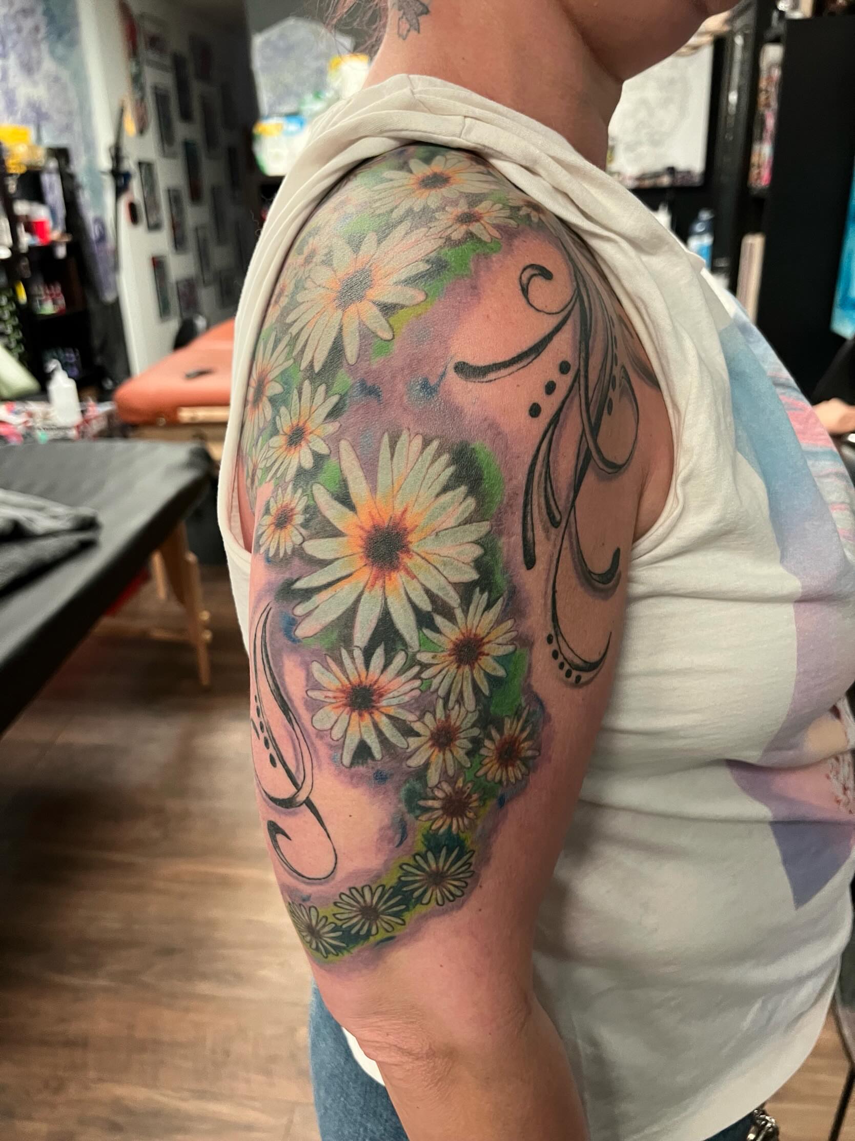 Tattoo by @natasha.p.tattoos — watercolor