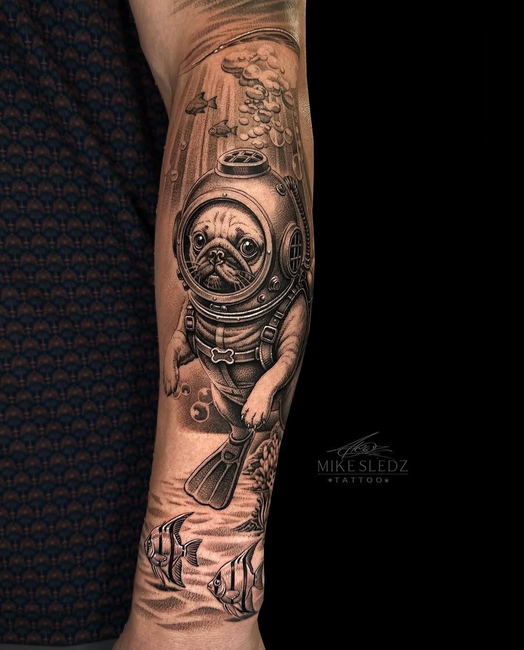 Tattoo by @mikesledz — realism, black_and_grey