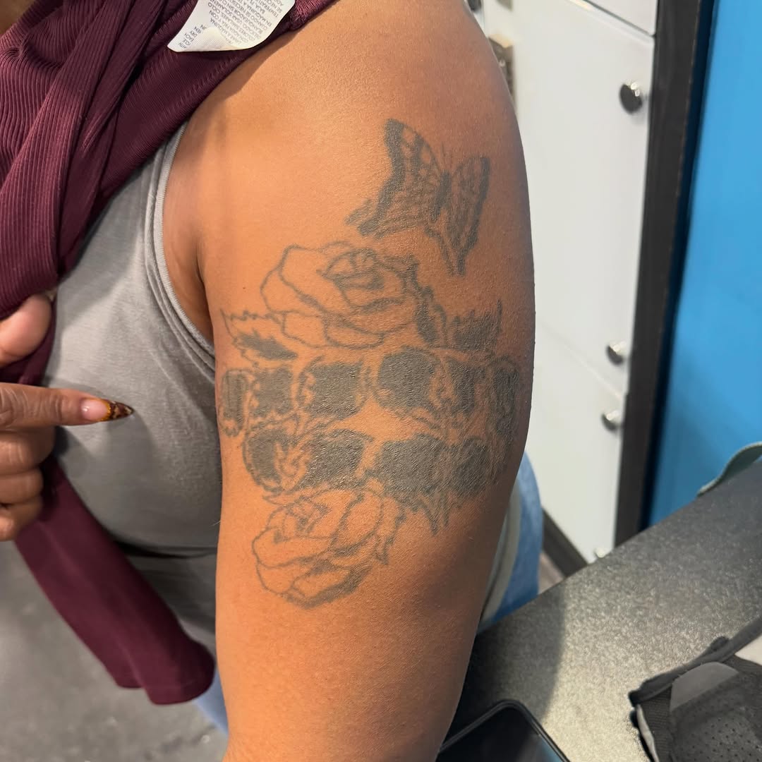 Tattoo by @dramazink — black_and_grey, fine_line