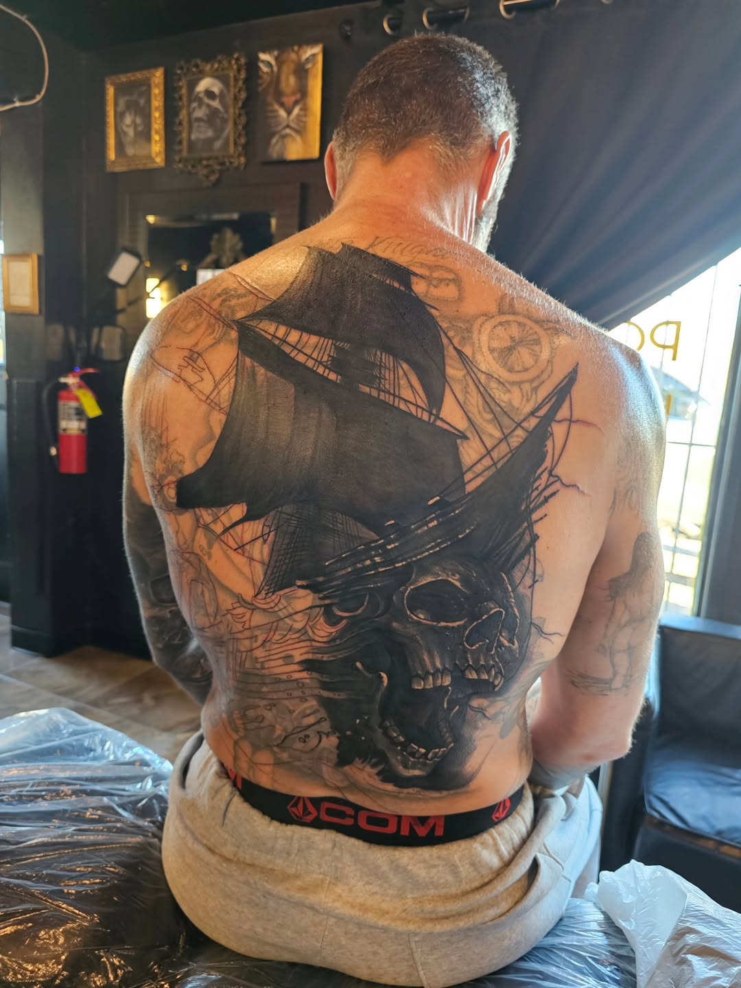 Tattoo by @lmt_customink — black_and_grey, realism