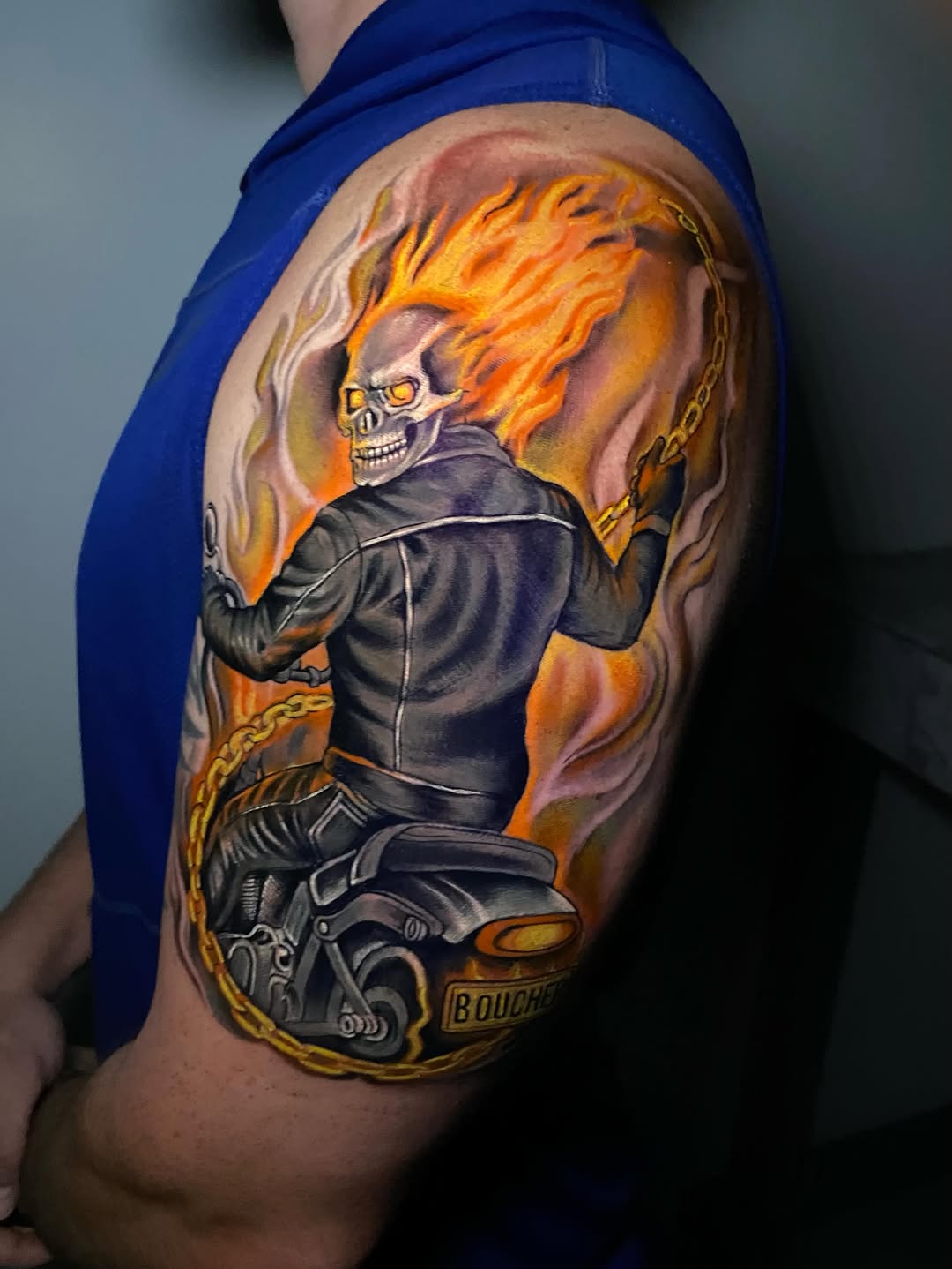 Tattoo by @aortiz_tattoos — realism, trash_polka