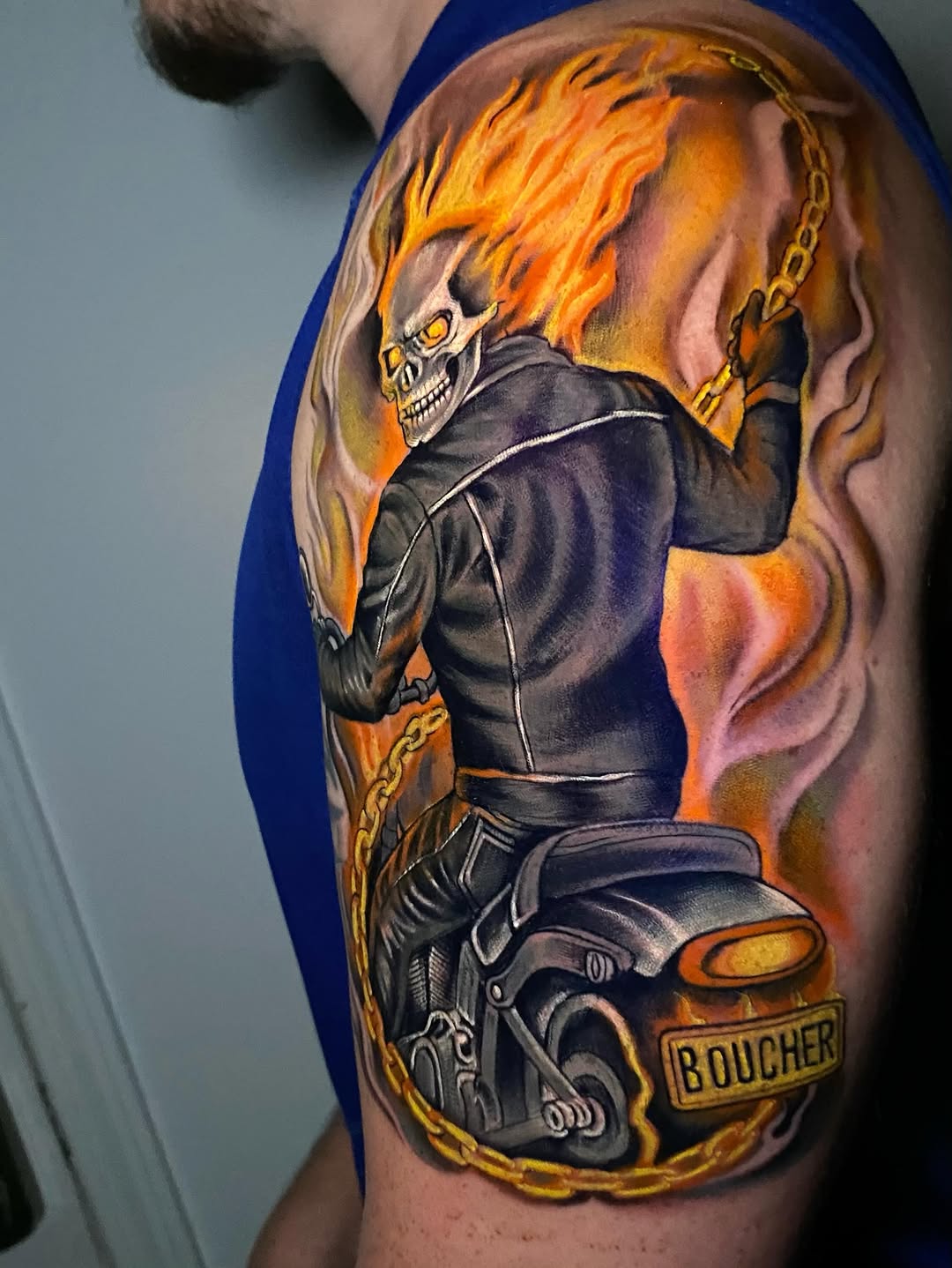 Tattoo by @aortiz_tattoos — realism, trash_polka
