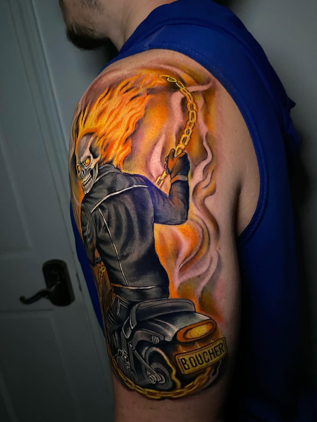Tattoo by @aortiz_tattoos — realism, trash_polka