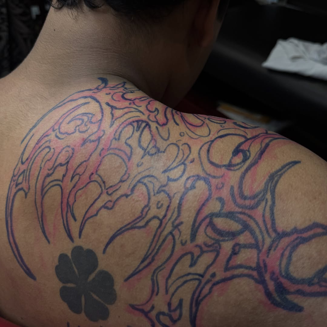 Tattoo by @rustoblack — tribal