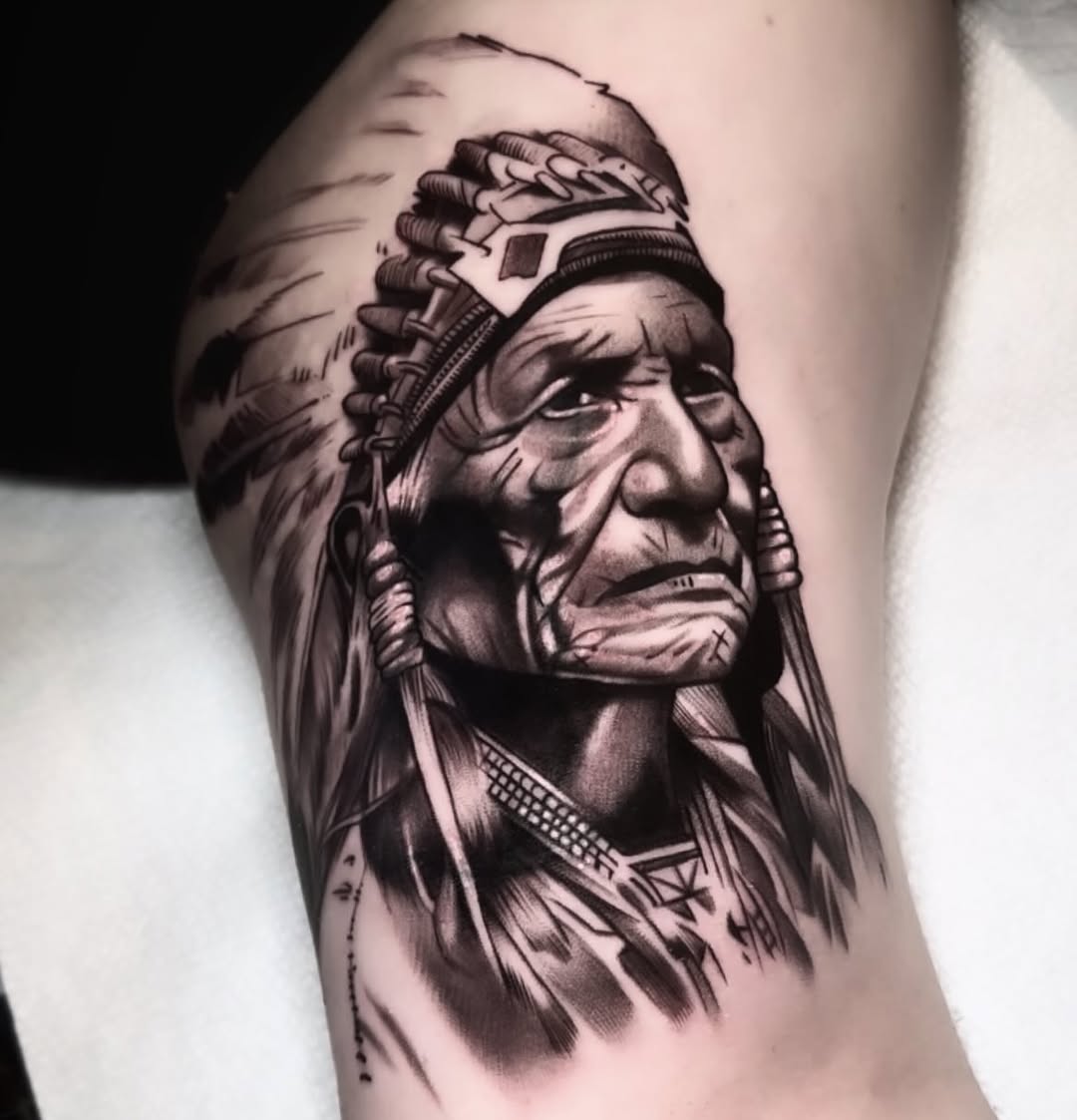 Tattoo by @davidalcocertattoo — realism, black_and_grey