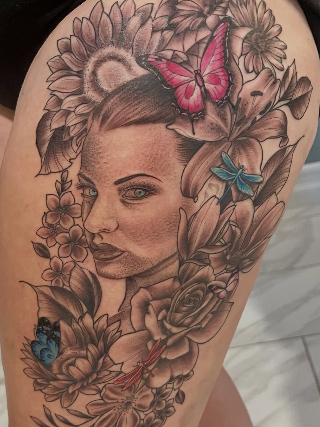 Tattoo by @angiestattoosaz — realism, black_and_grey