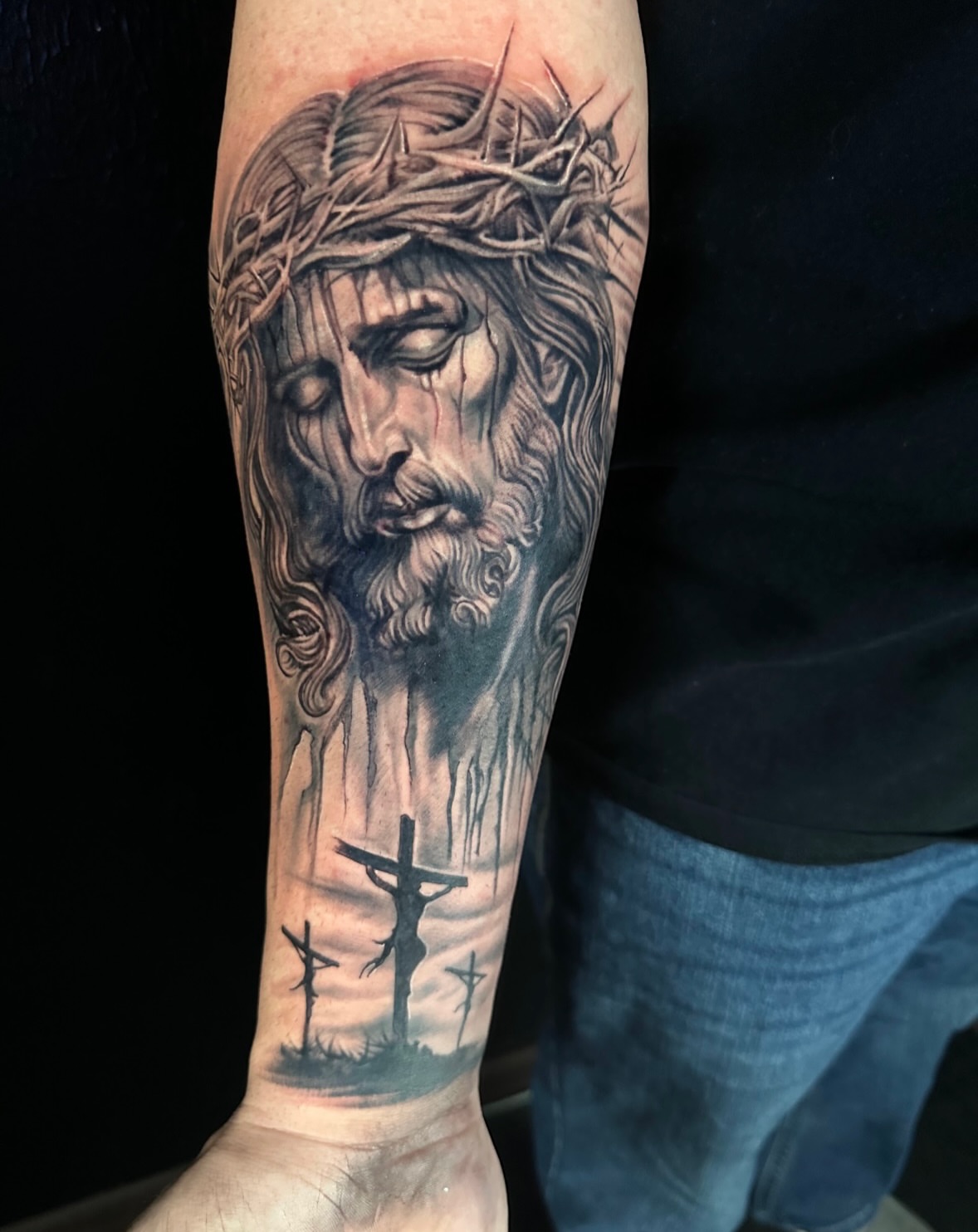 Tattoo by @mattallsman.tattoo — realism, dark_realism