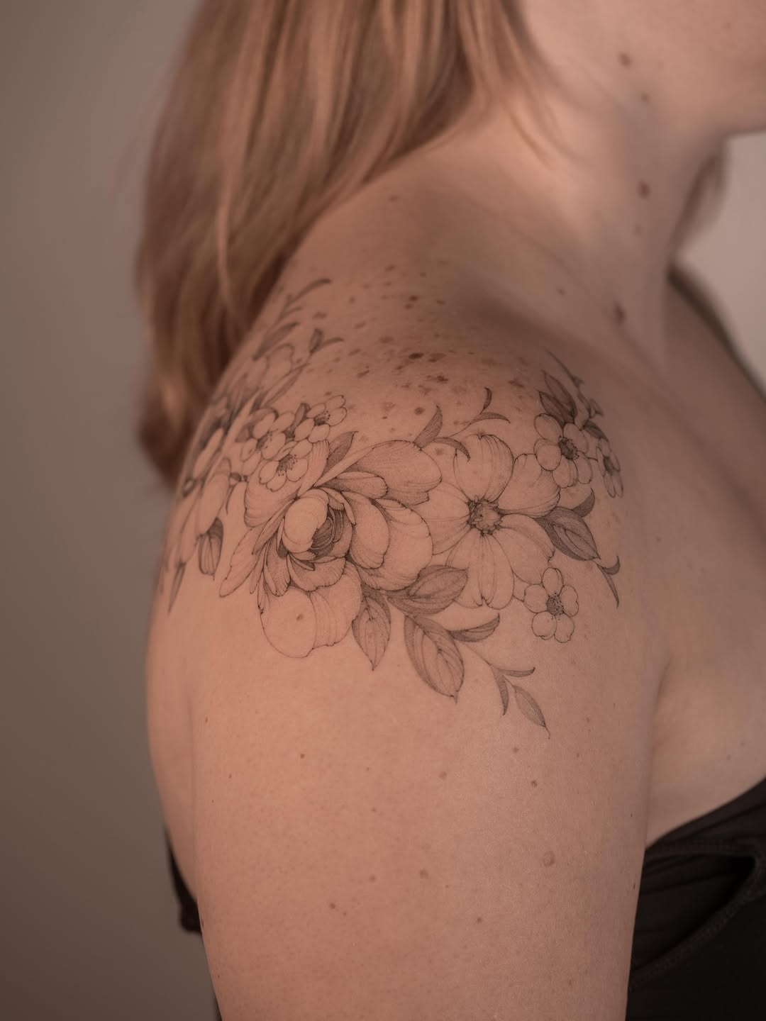 Tattoo by @shekhme — fine_line, black_and_grey