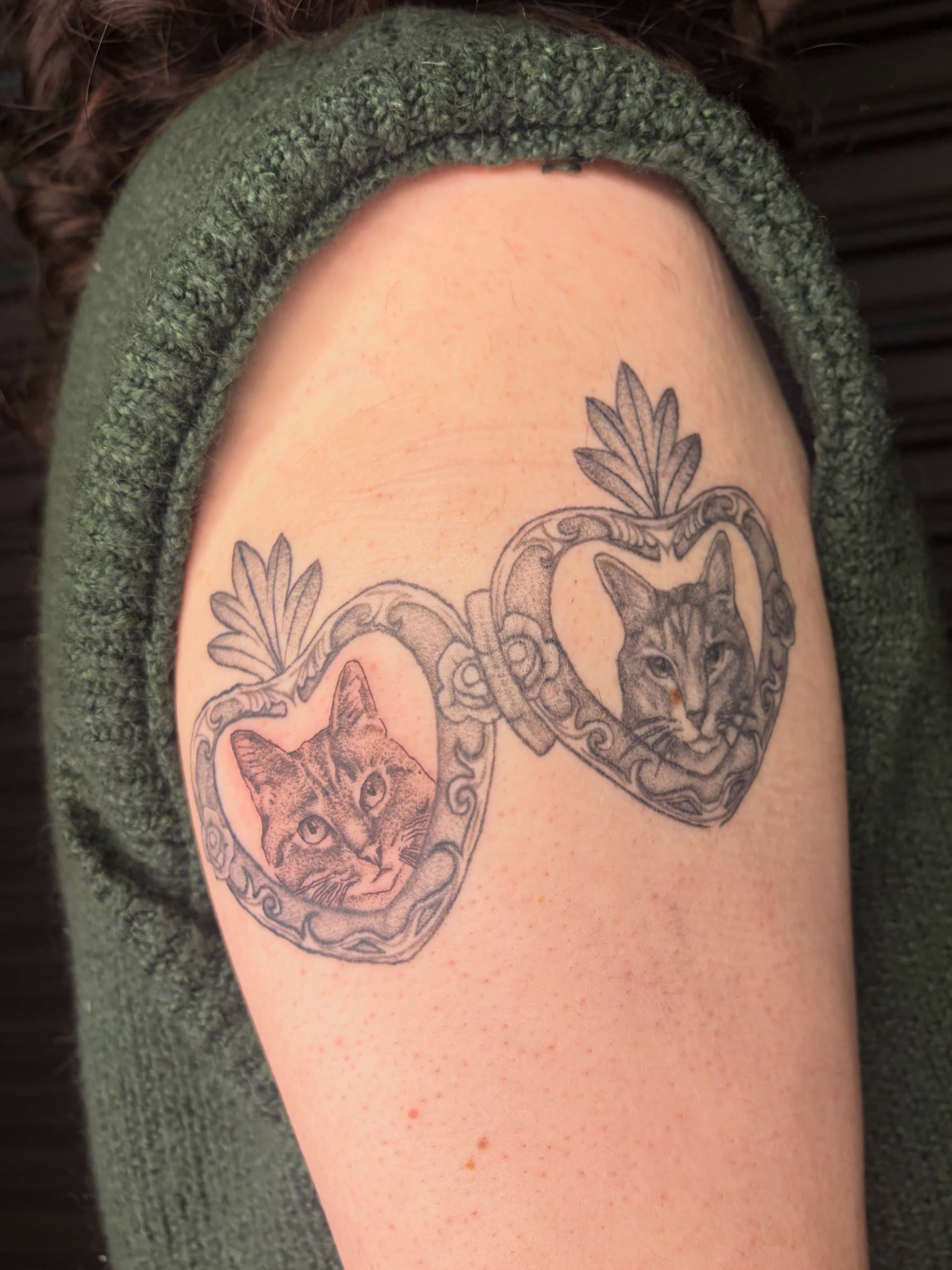 Tattoo by @bobibeanz — black_and_grey, realism