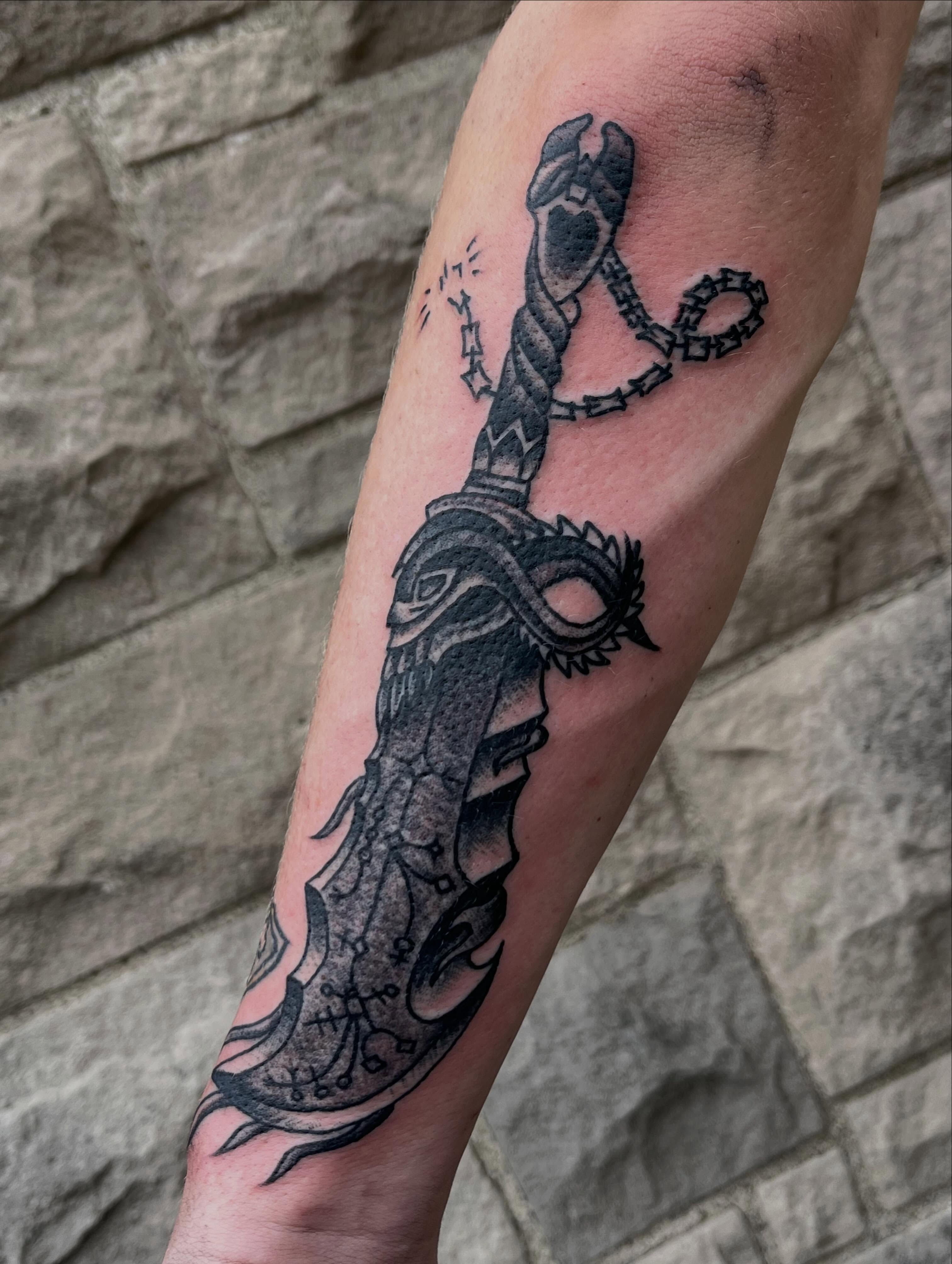 Tattoo by @jeffpenicktattoo — black_and_grey