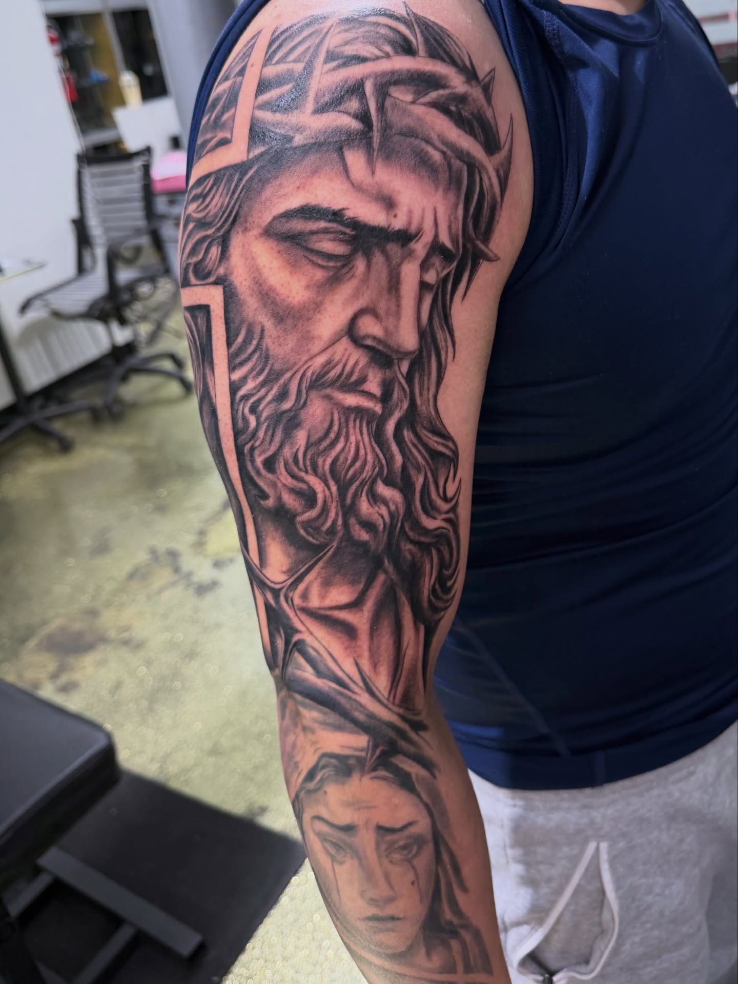 Tattoo by @og_tattoos_ — realism, black_and_grey