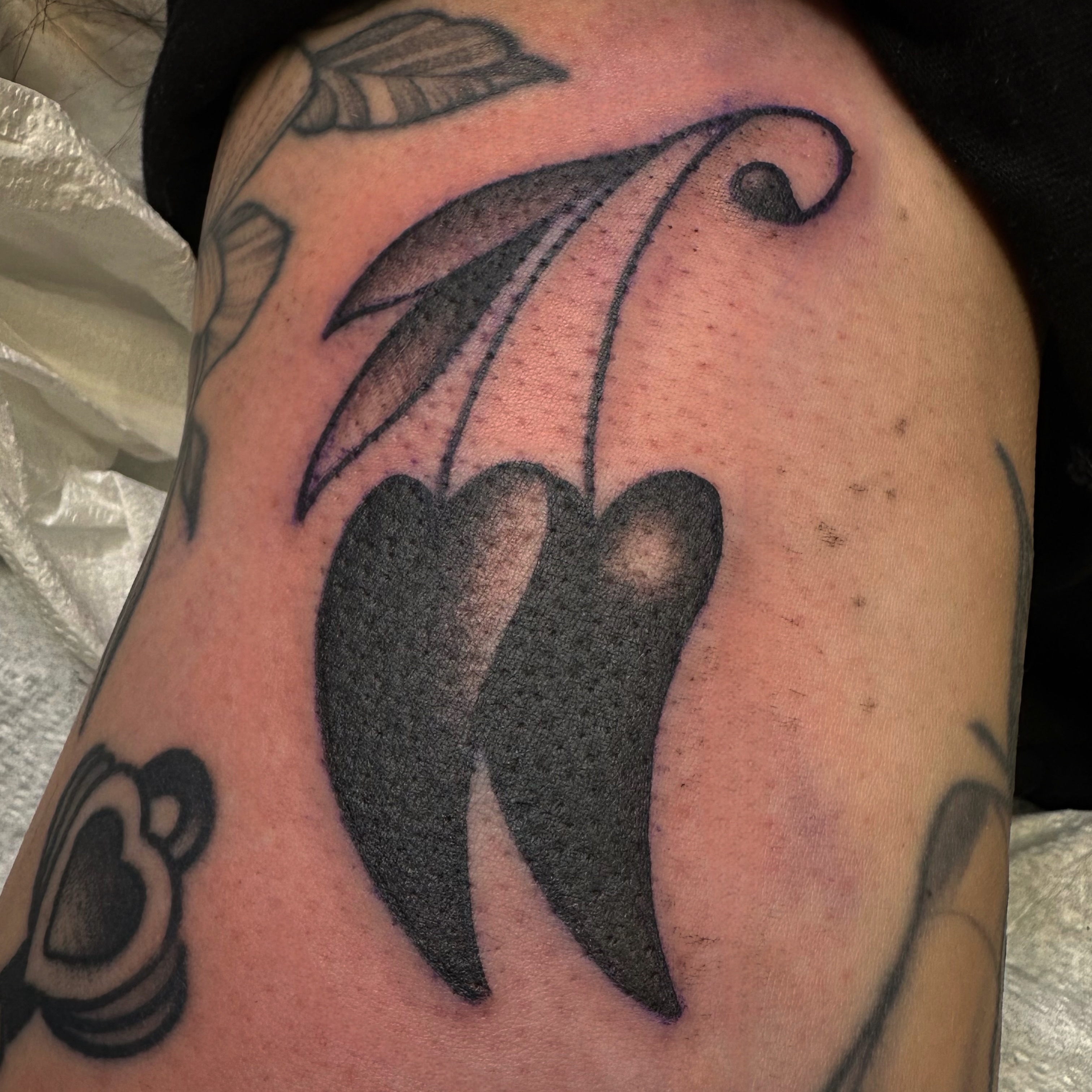 Tattoo by @codydewaldtattooer — black_and_grey
