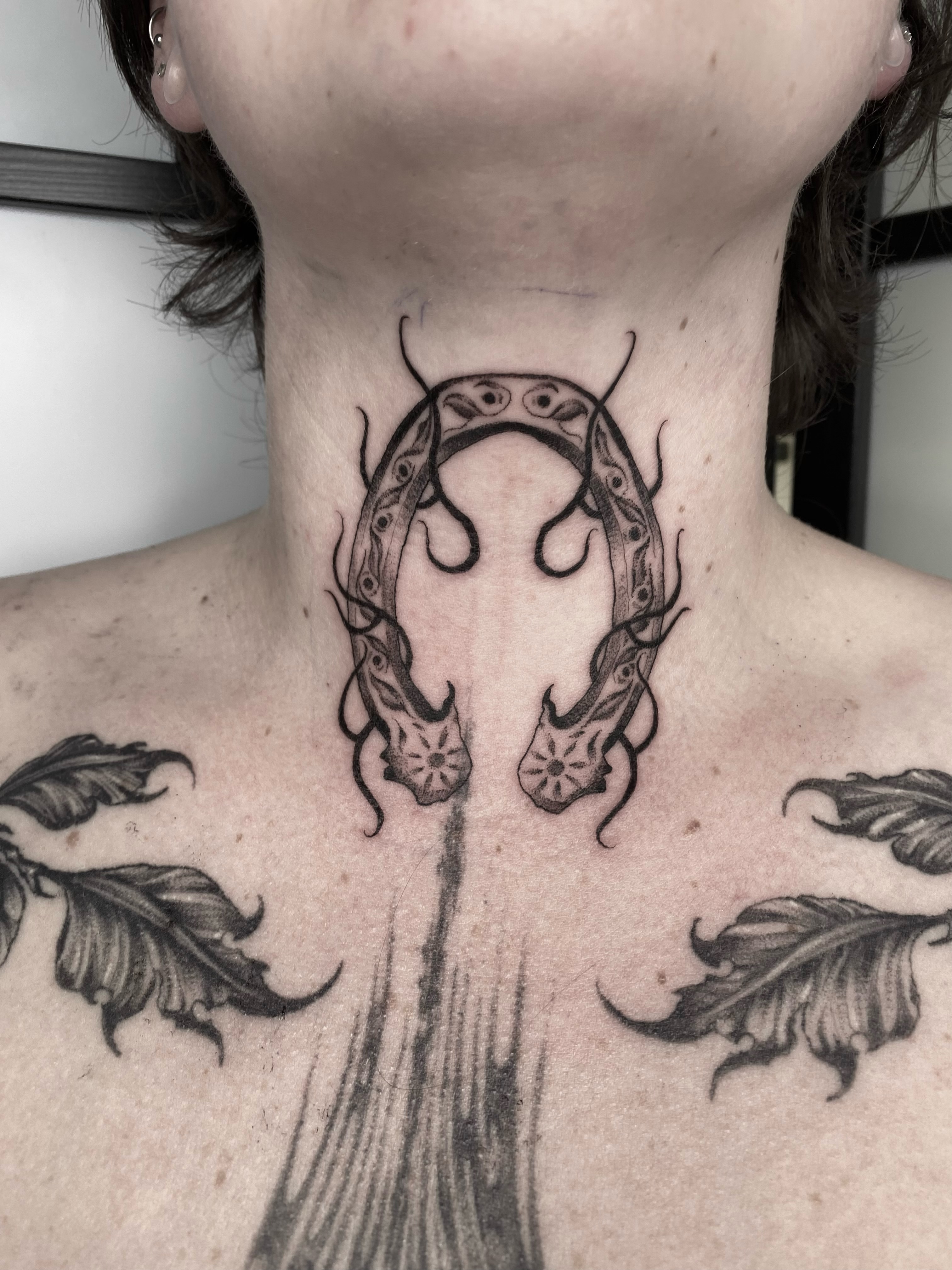Tattoo by @annaxinks — black_and_grey
