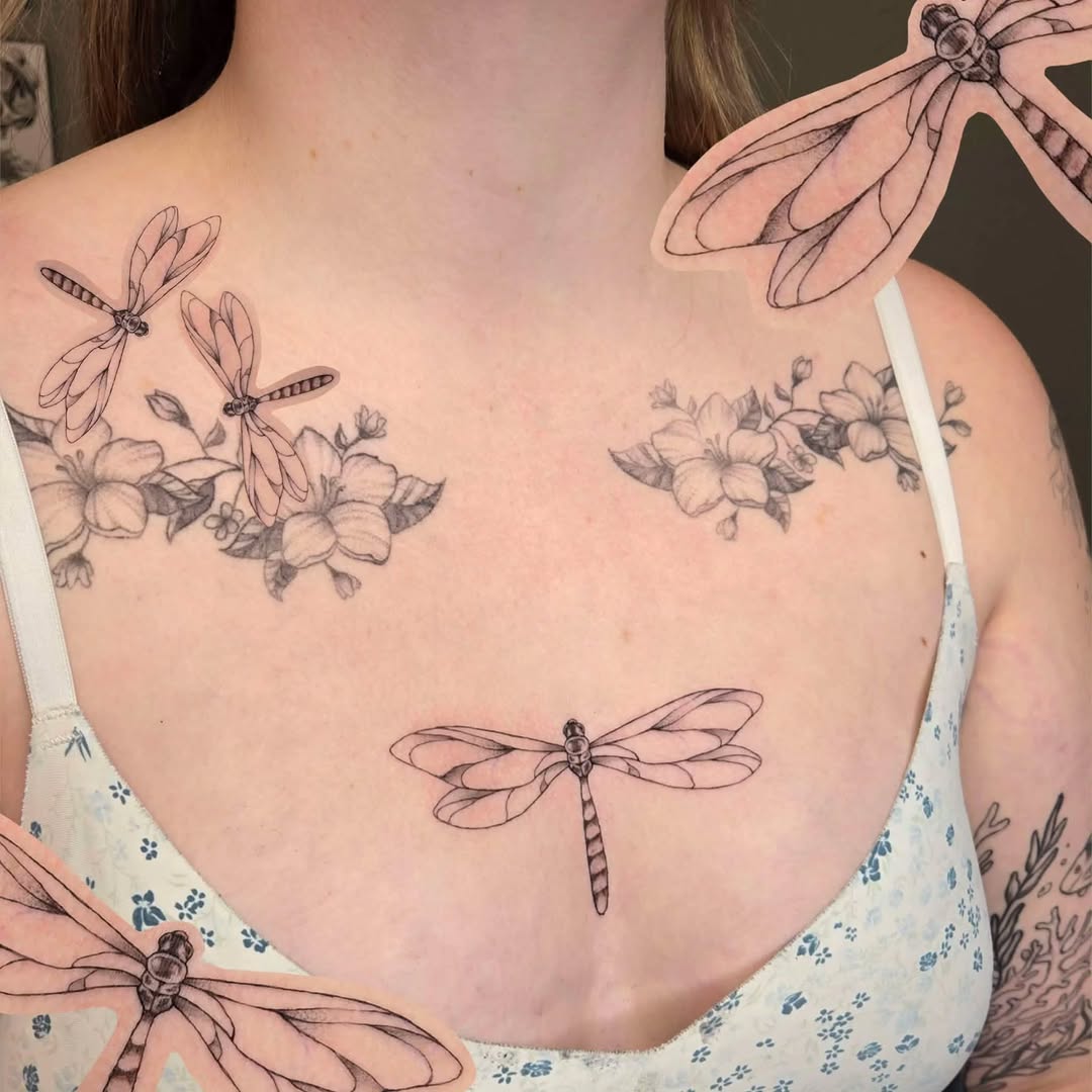 Tattoo by @carshark__ — fine_line, black_and_grey