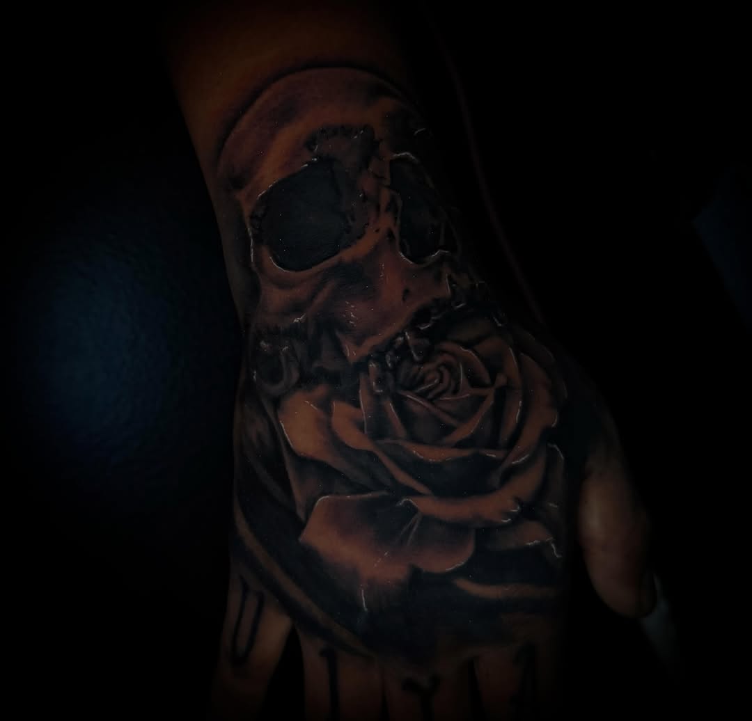 Tattoo by @savvy__ink — realism, black_and_grey
