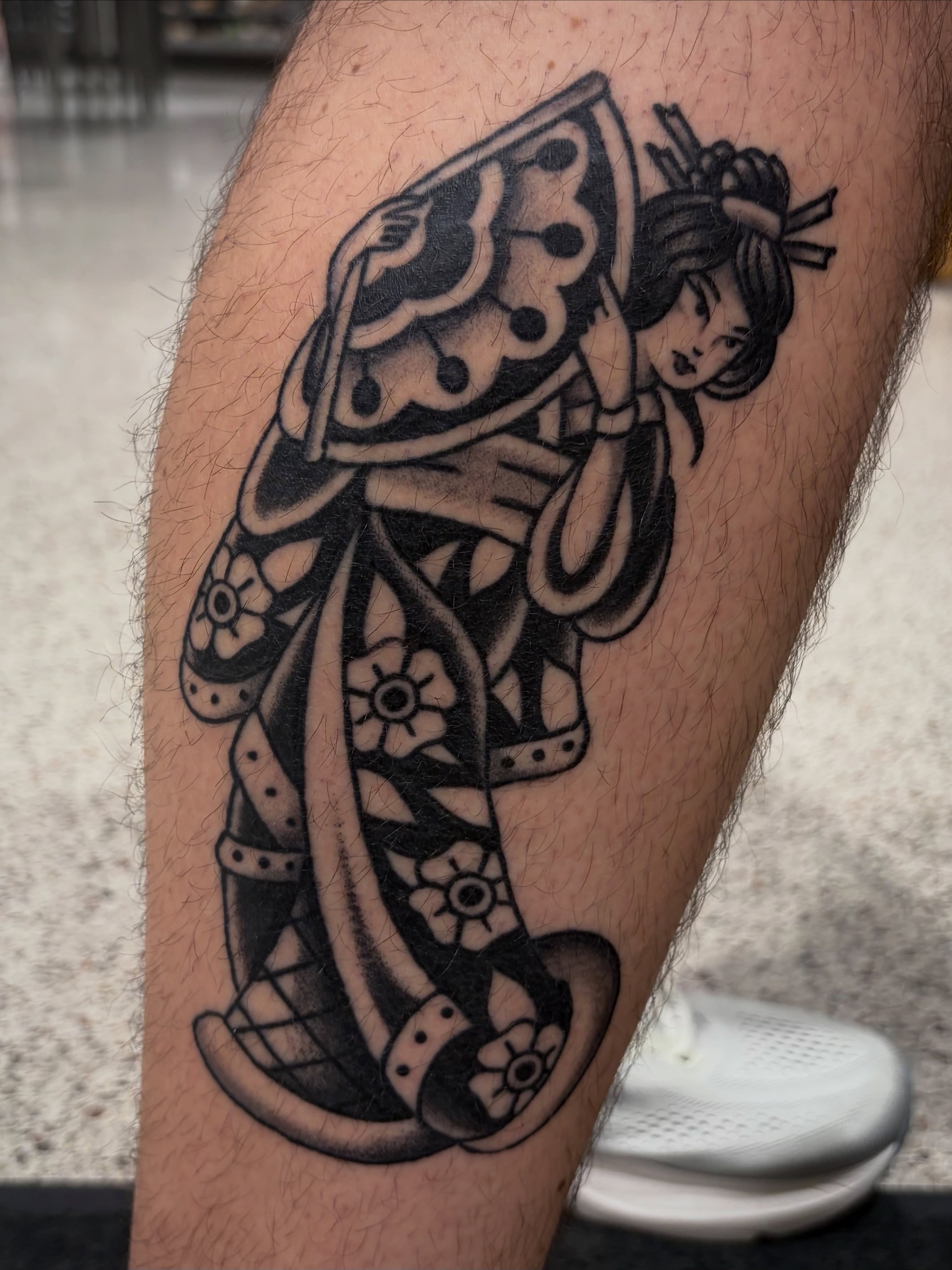 Tattoo by @joel.graytattoos — american_traditional, black_and_grey