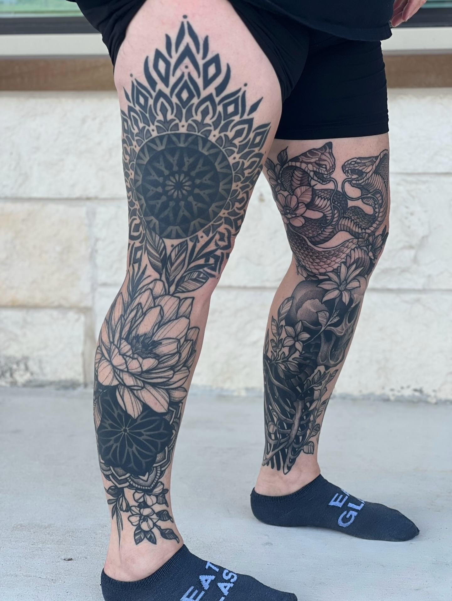 Tattoo by @tyler_wrong97 — black_and_grey, geometric