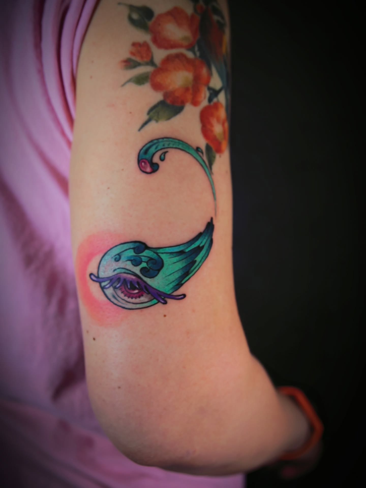 Tattoo by @hyena_lapis — new_school, watercolor