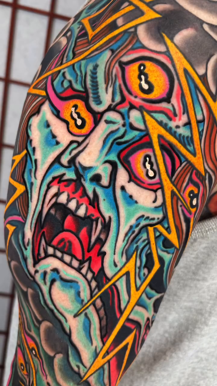 Tattoo by @adammirart — japanese_irezumi, neo_traditional
