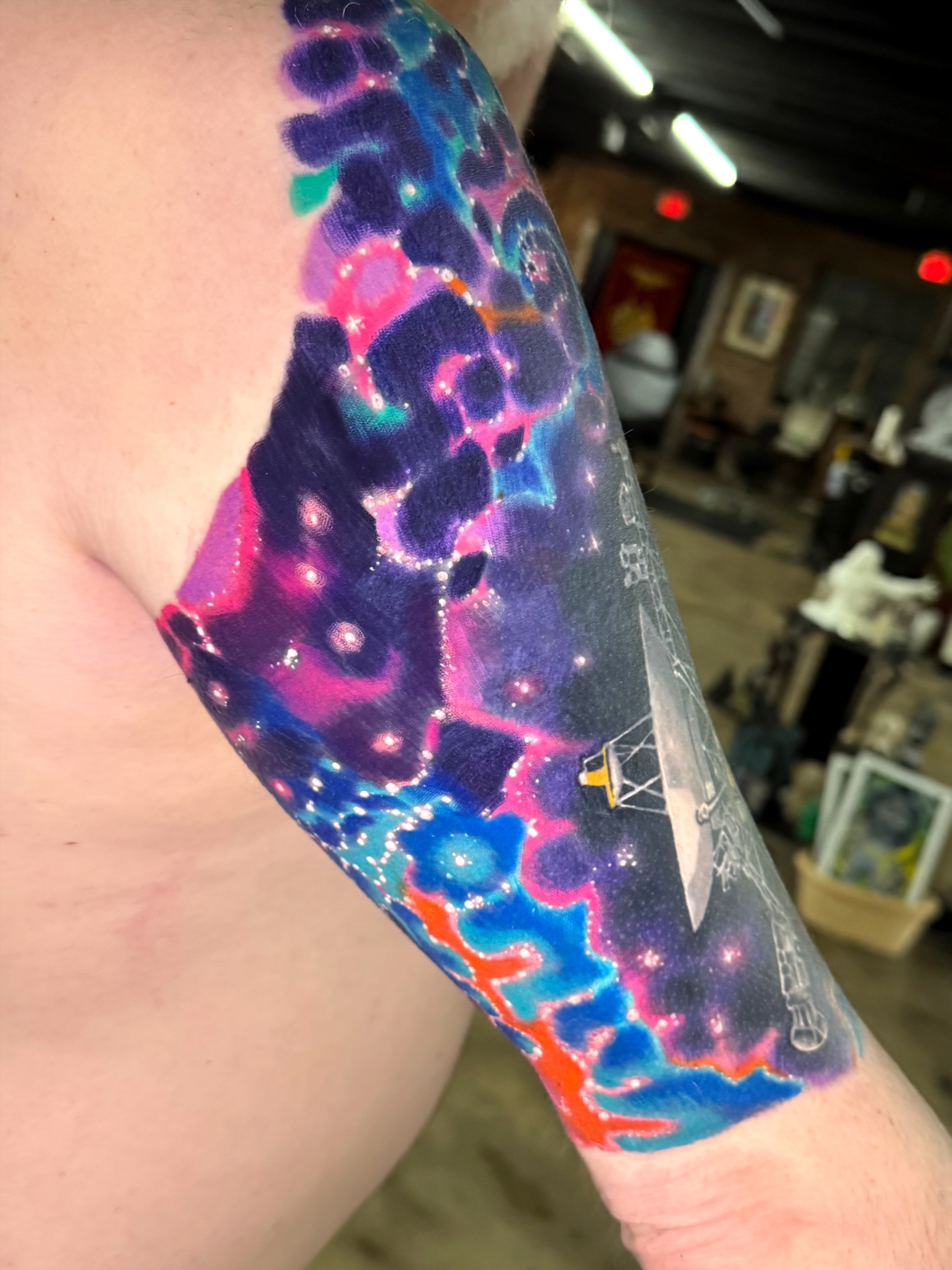 Tattoo by @scuba.steve.tattoos — dotwork