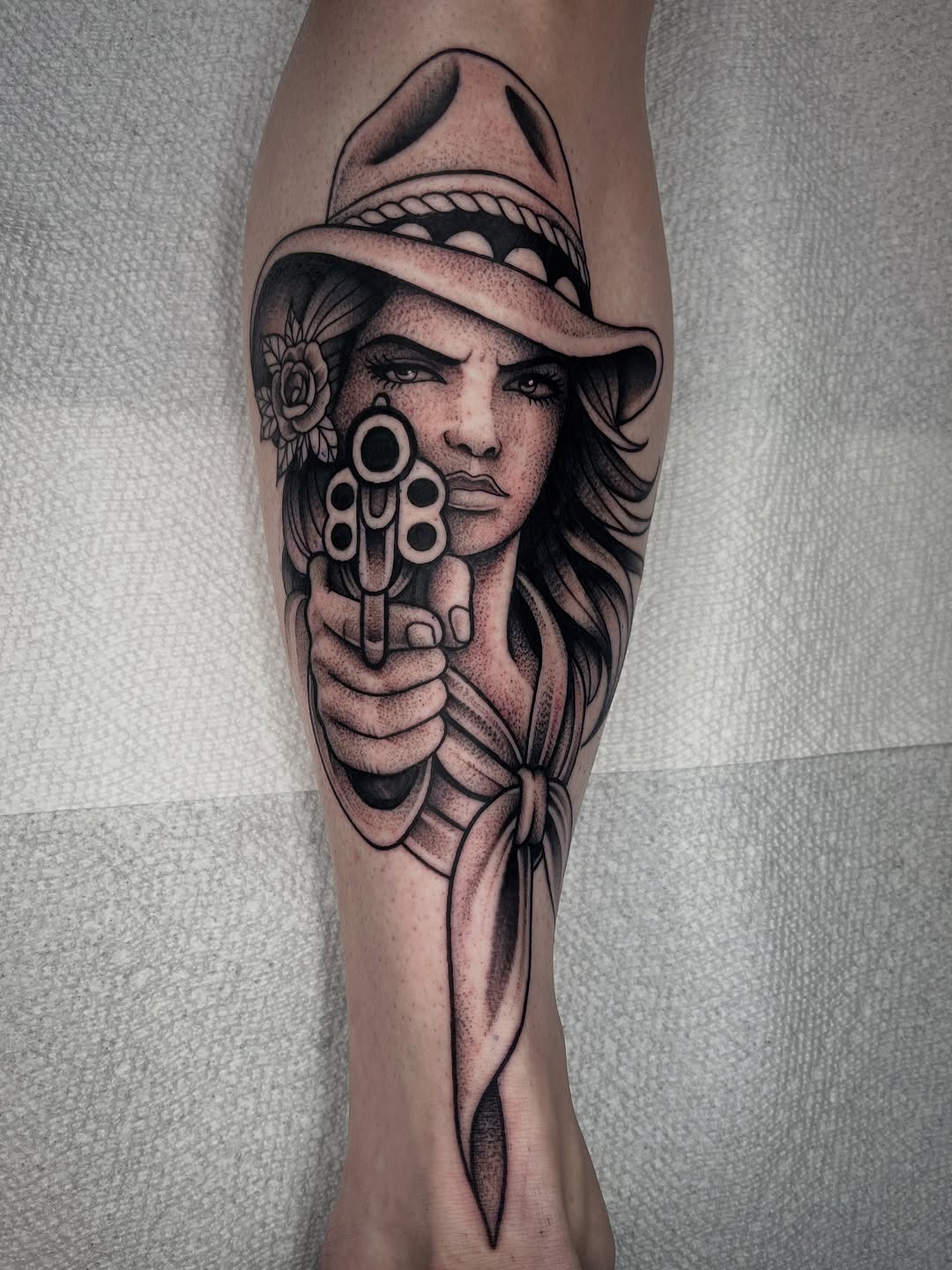 Tattoo by @tattoosbyjordanhunt — black_and_grey, realism
