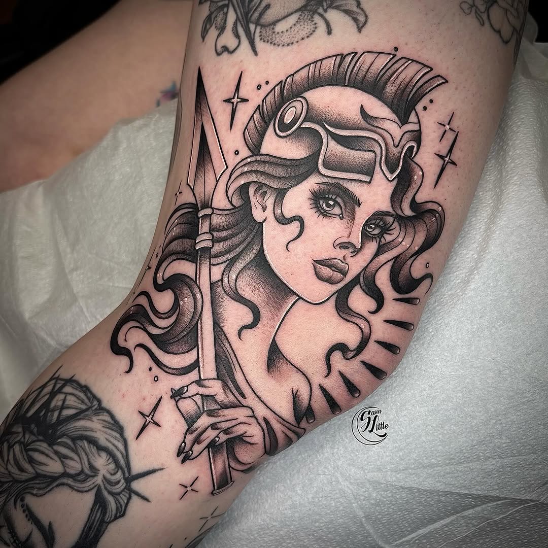 Tattoo by @samjlittle โ neo_traditional, black_and_grey