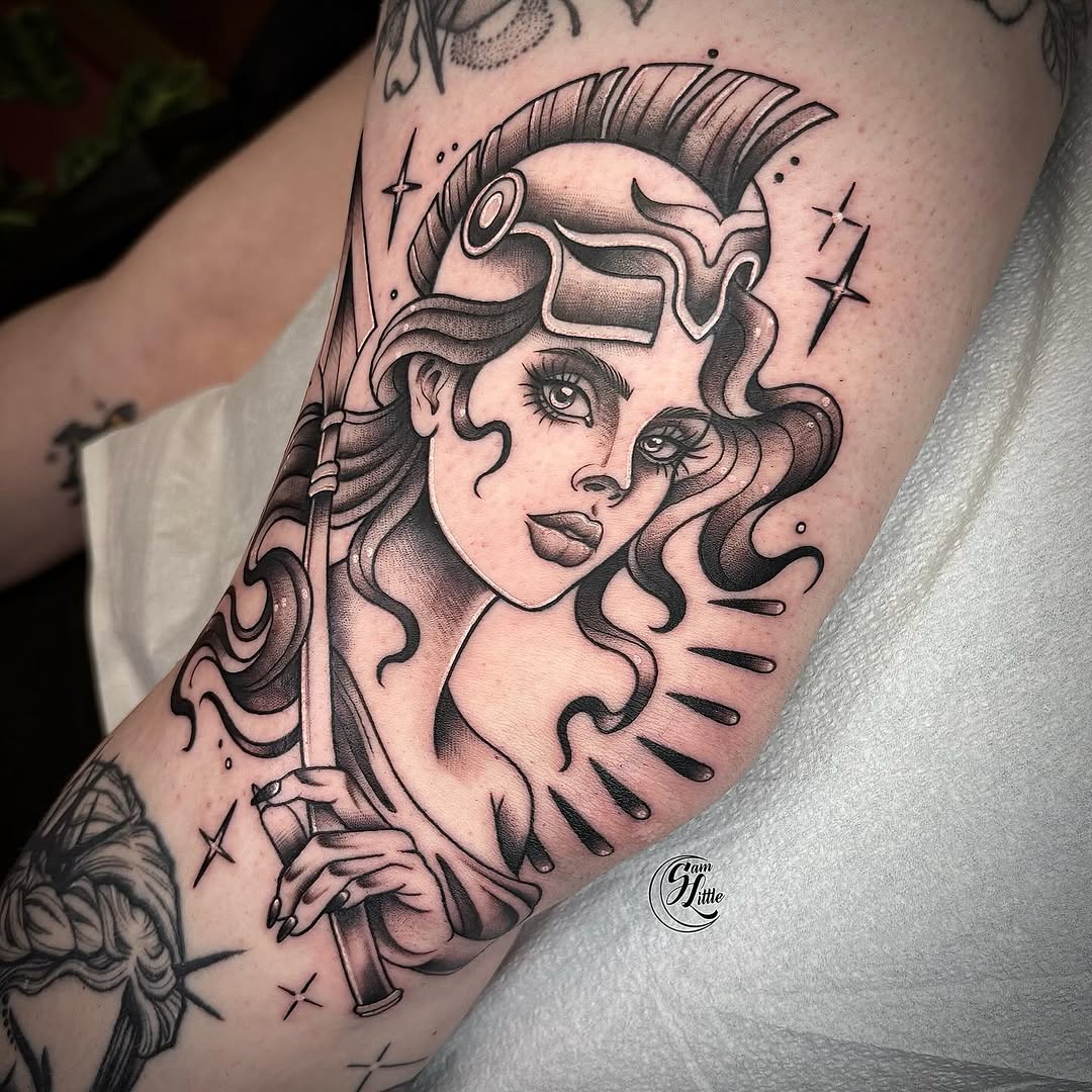 Tattoo by @samjlittle โ american_traditional, black_and_grey