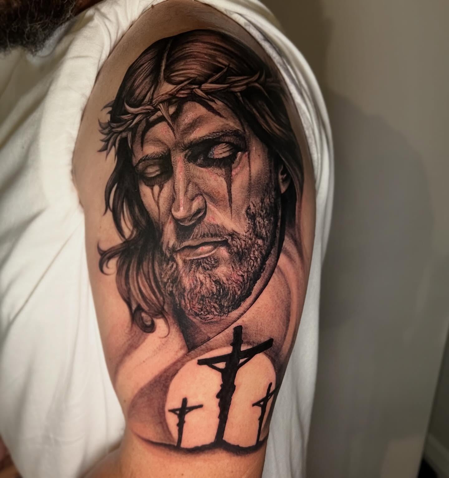 Tattoo by @gracef.tattoo — realism, dark_realism