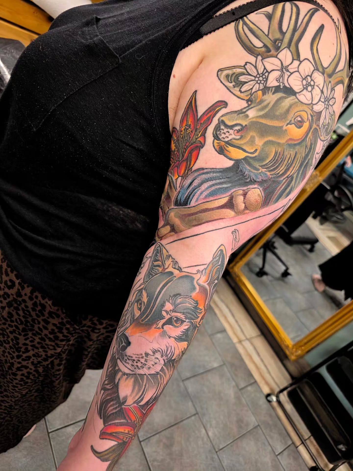 Tattoo by @the.morrioghain — american_traditional, realism