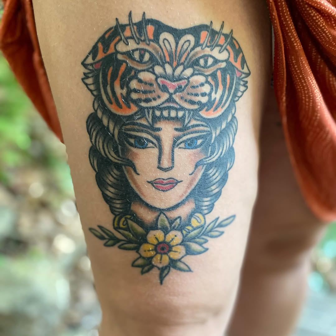 Tattoo by @tommyoconnell_tattoo โ american_traditional, neo_traditional
