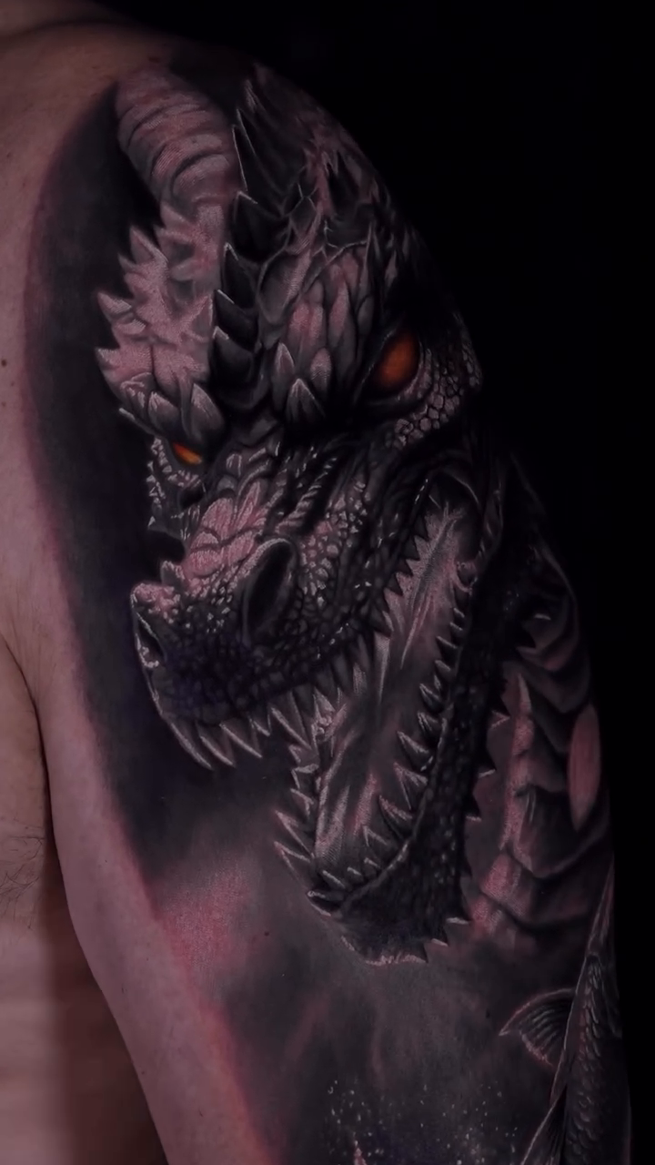 Tattoo by @luisbravotattoo — realism, black_and_grey